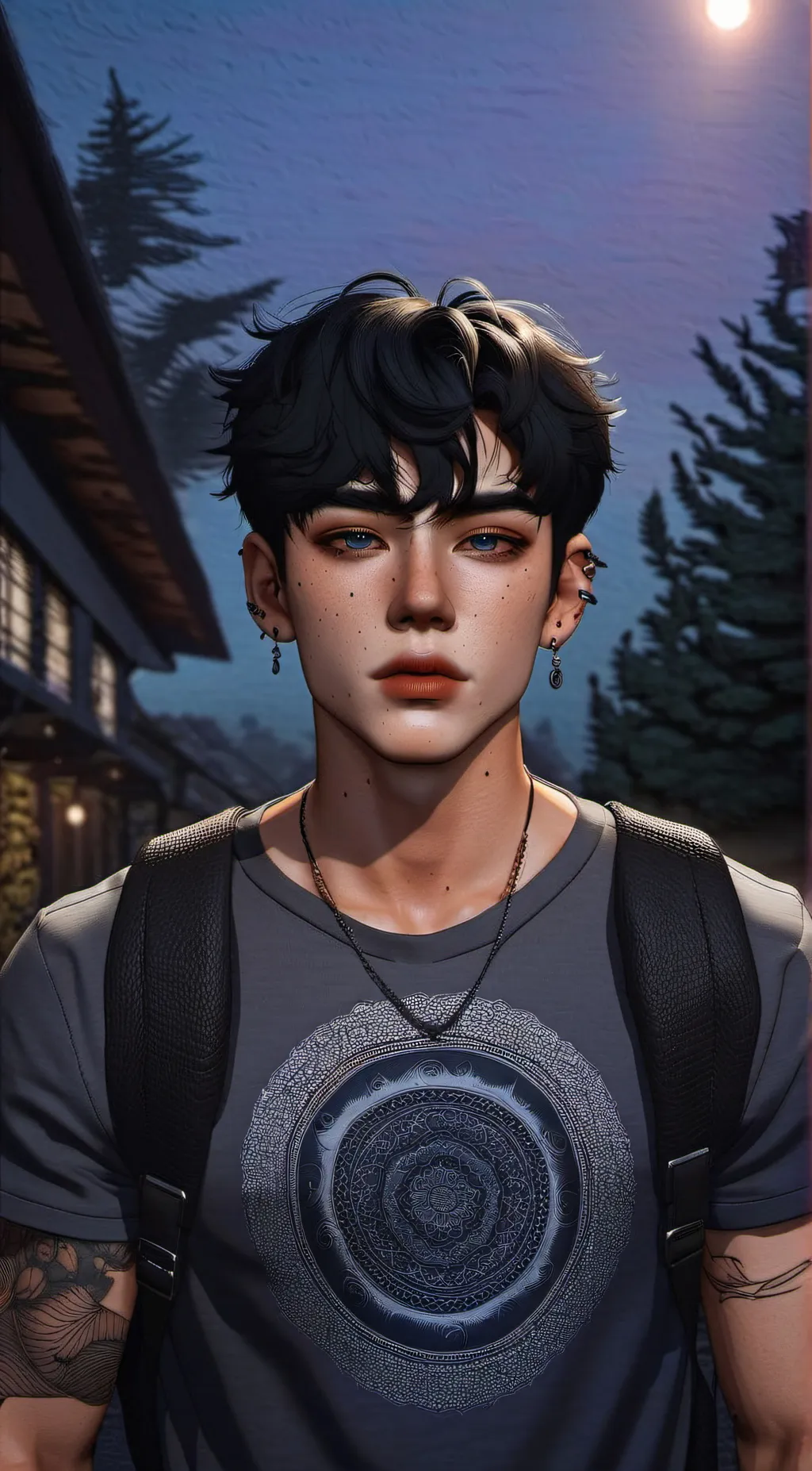 ai character: Kian background