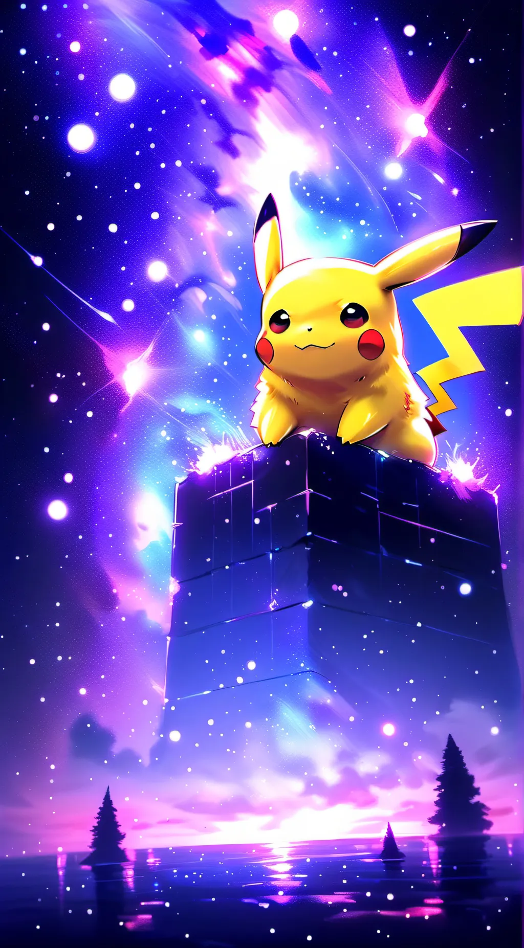 ai character: Pikachu background