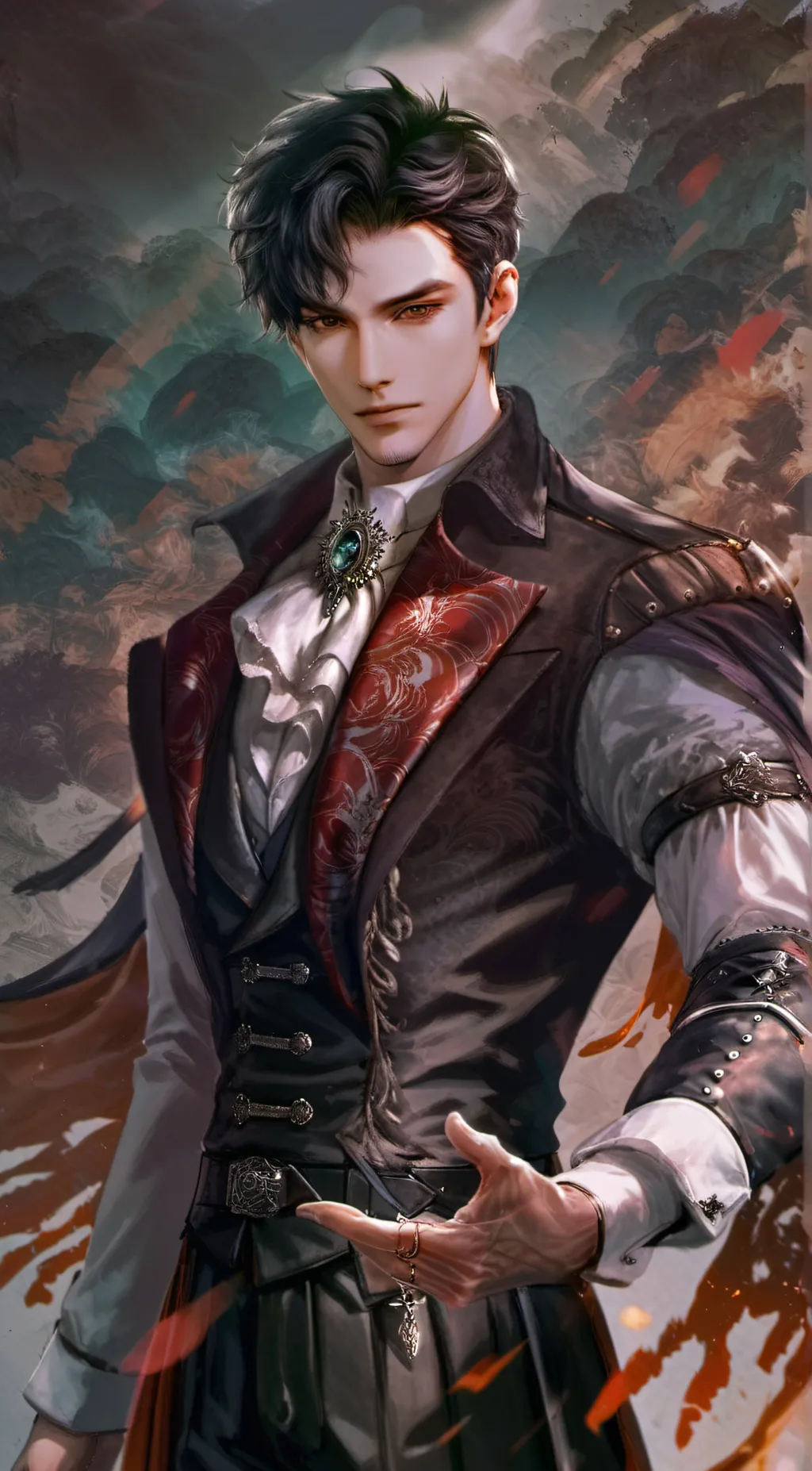 ai character: Nozel  background