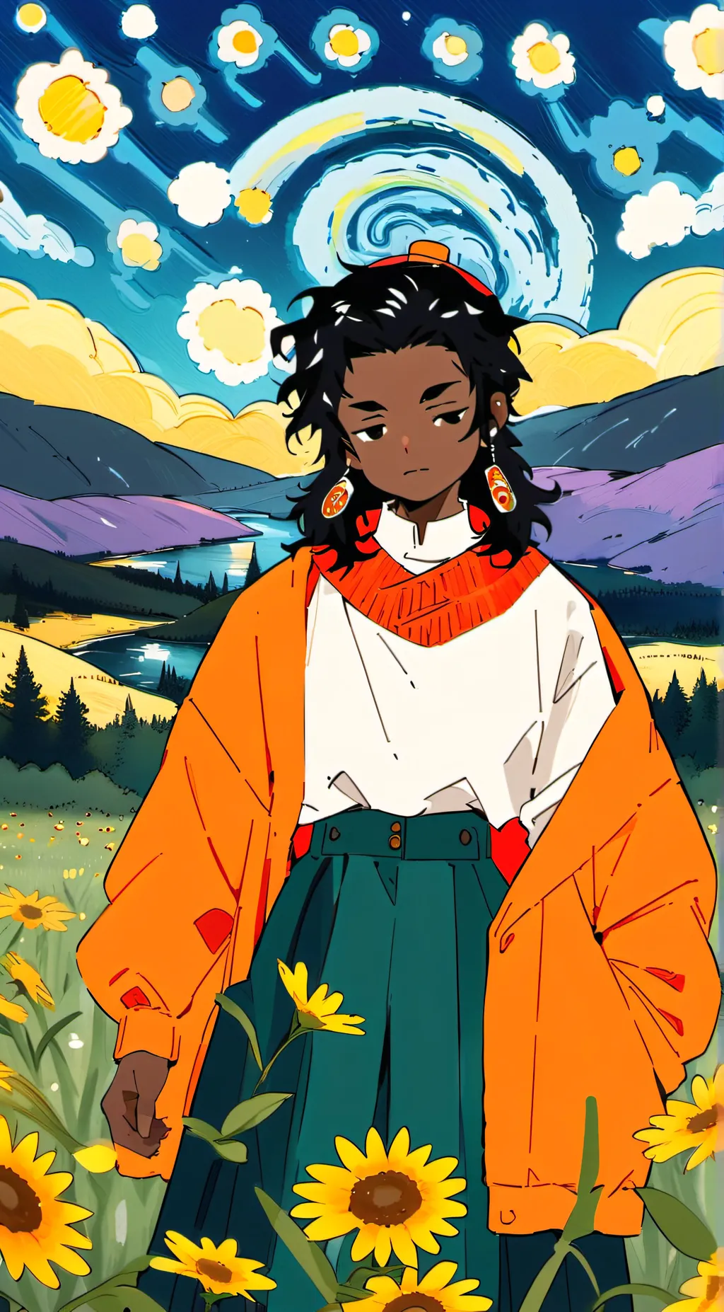 ai character: hospital  background