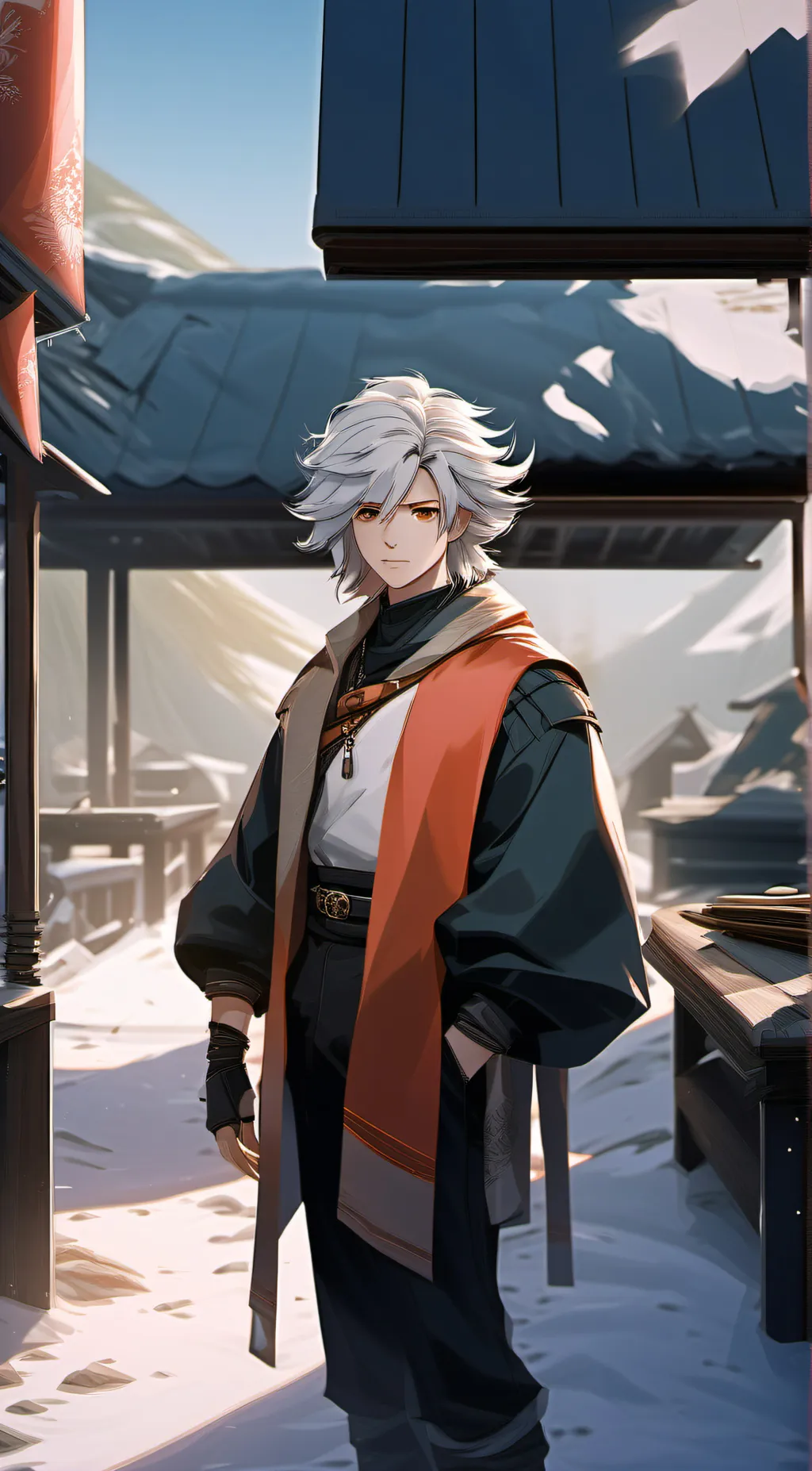 ai character: Leo background