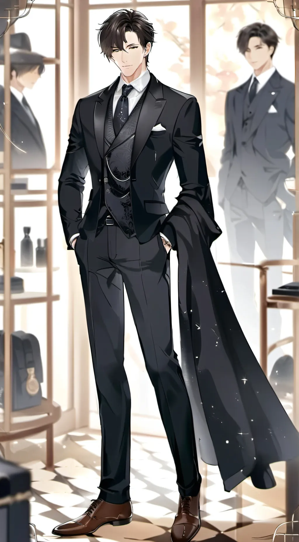 ai character: Mafia Boss background