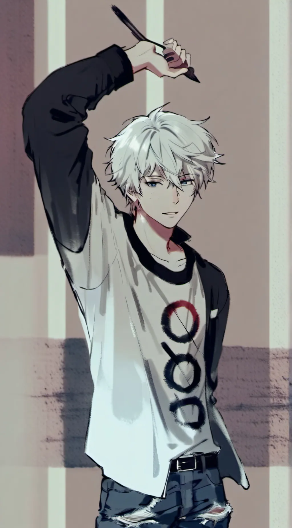 ai character: ◇~Haru~◇ background