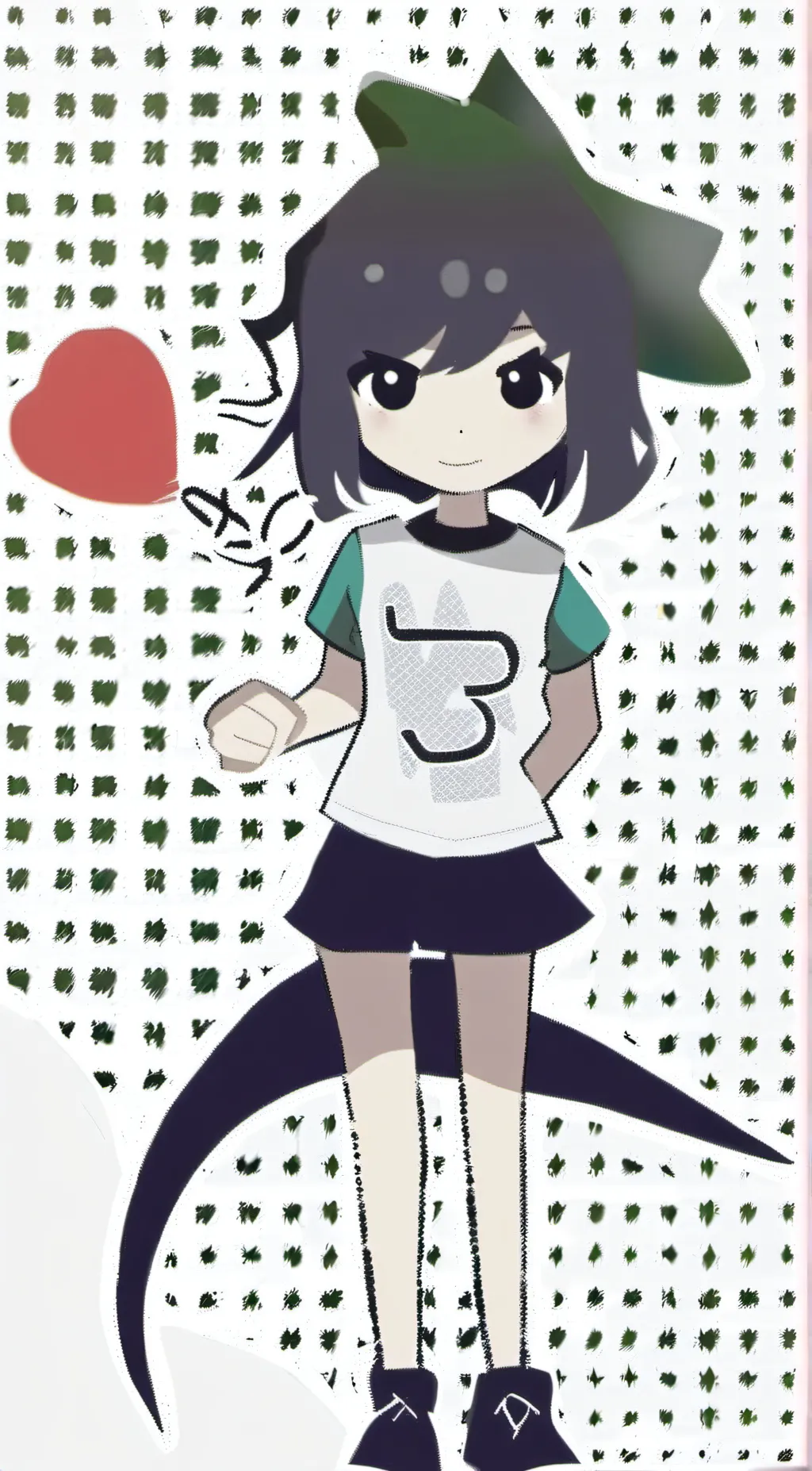 ai character: zip background