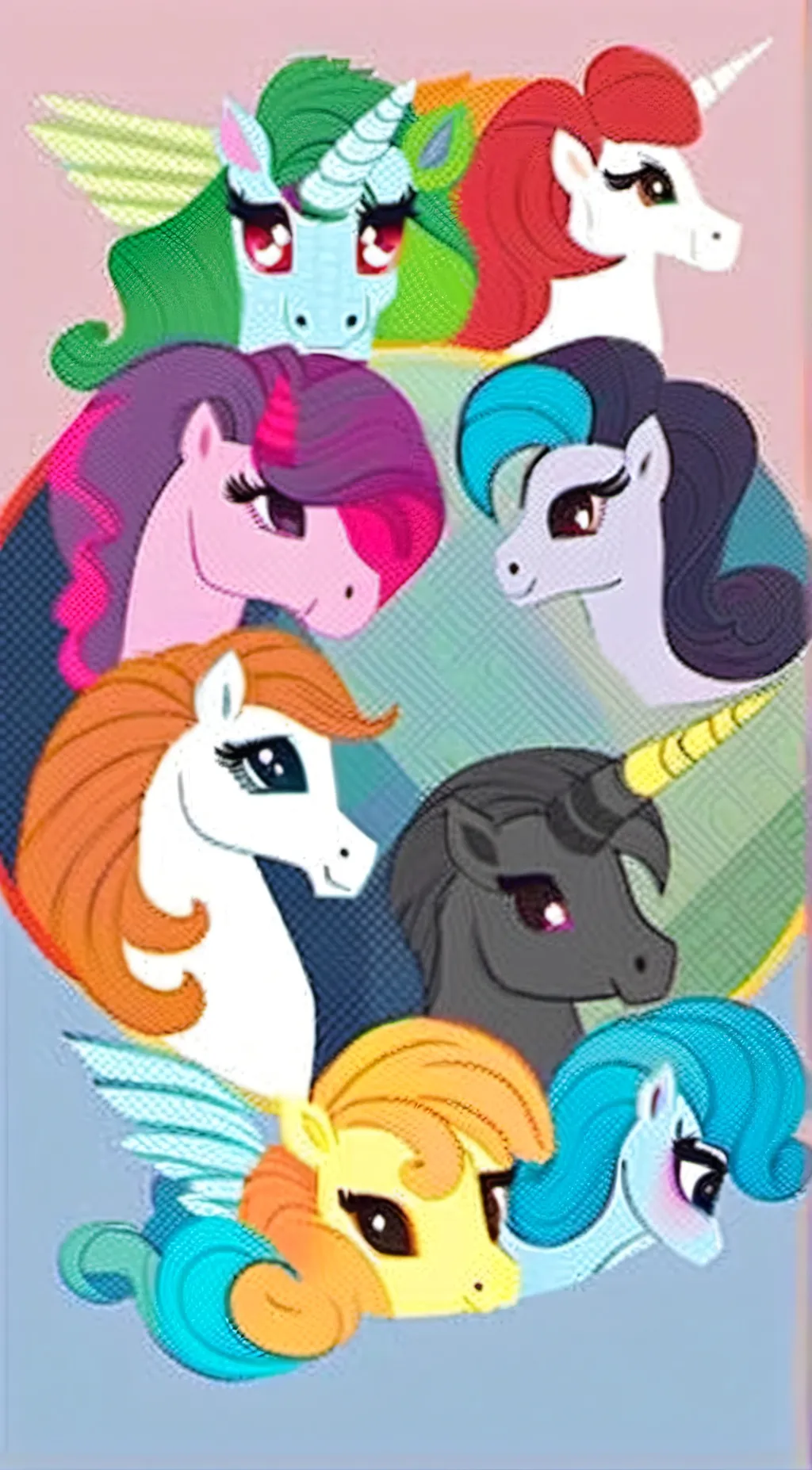 ai character: MLP infection AU background