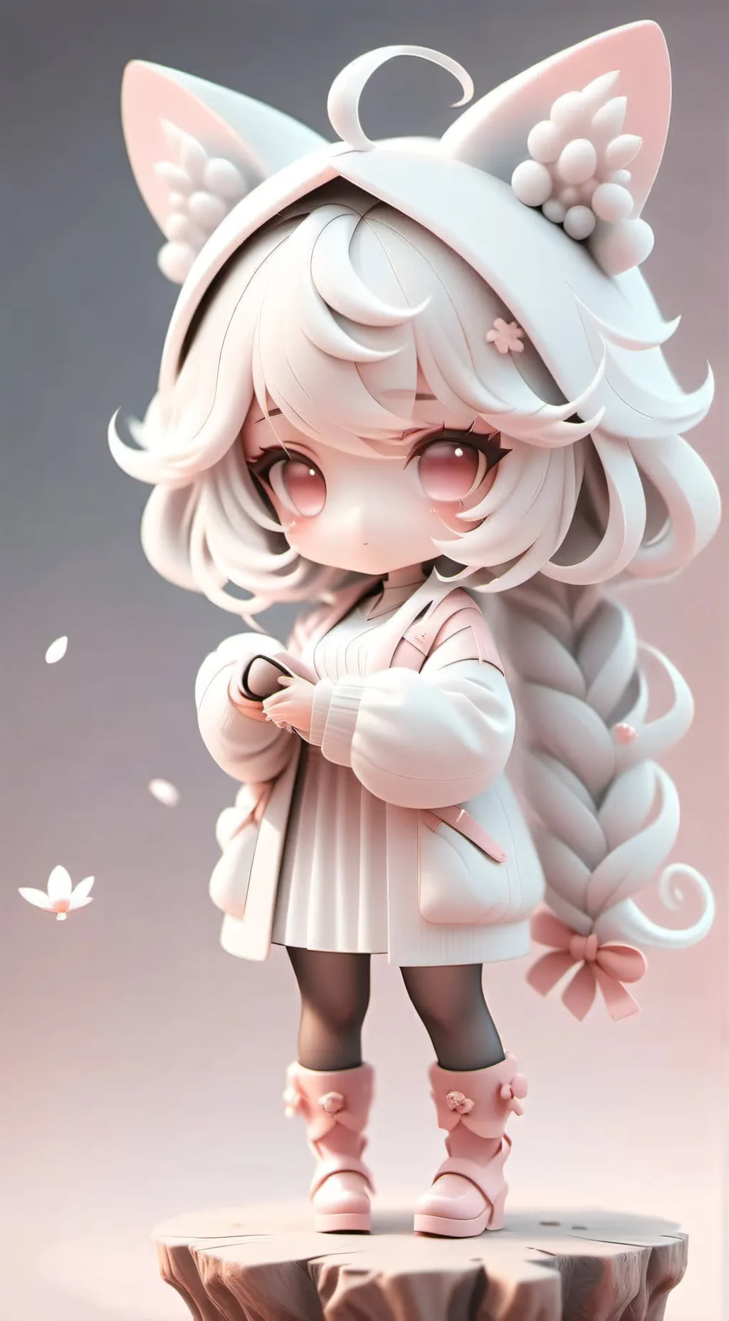 ai character: Blossom background