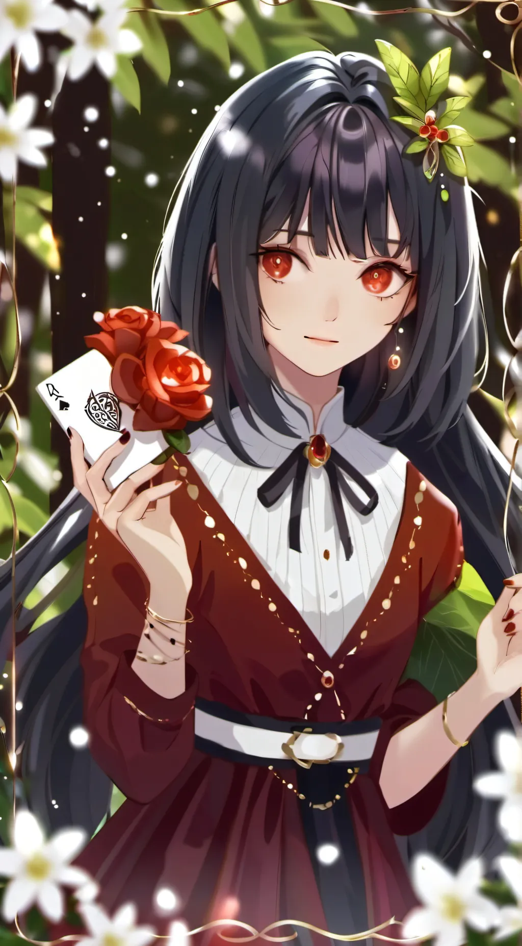 ai character: lily  background