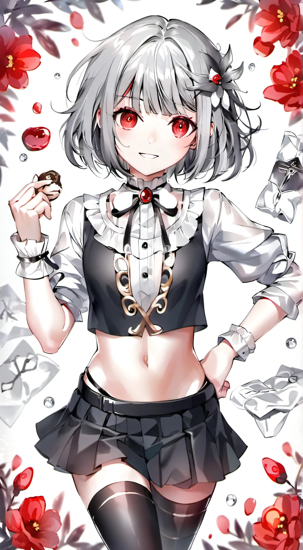 ai character: Sakura background