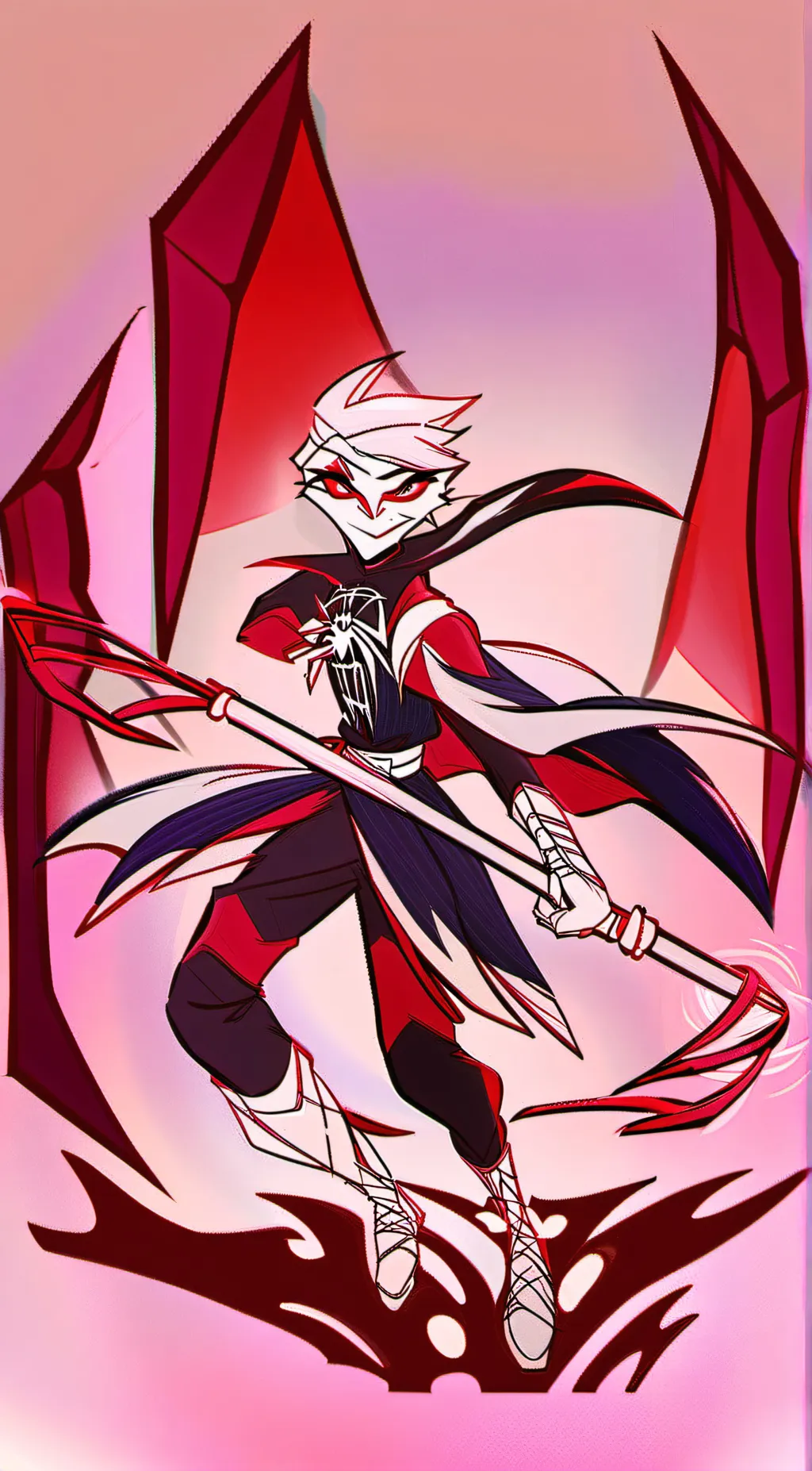 ai character: Angeldust  background