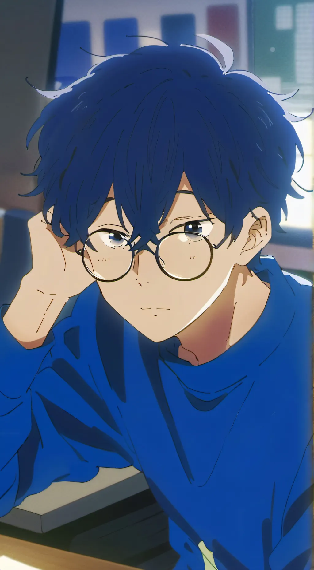 ai character: Mark~ background