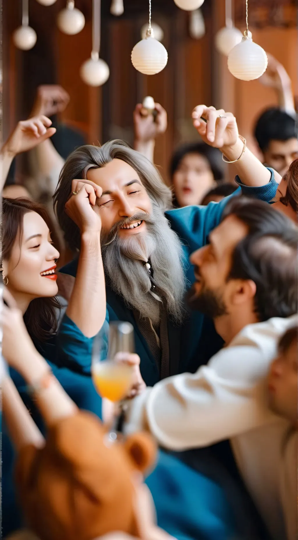 ai character: PARTy background