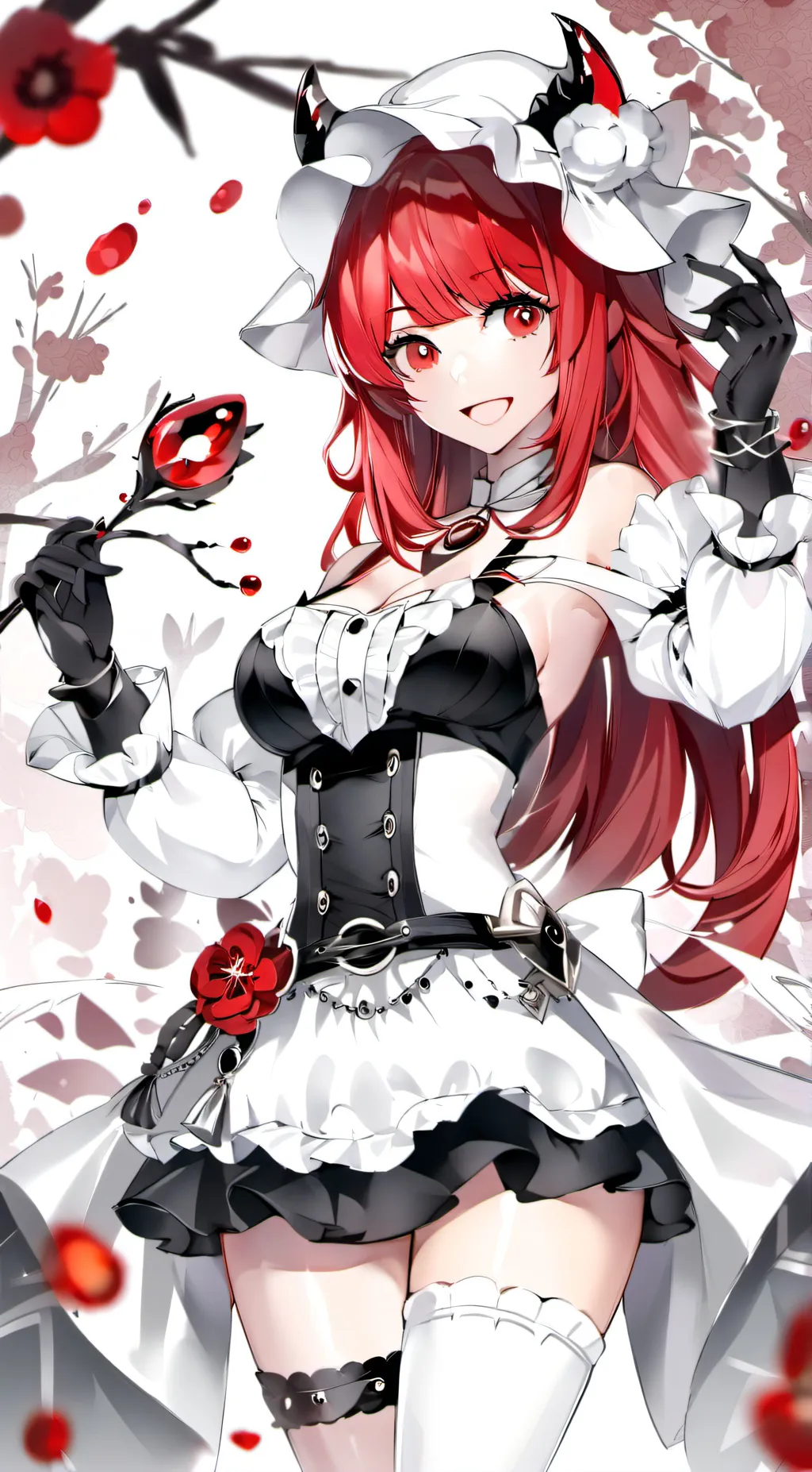 ai character: Rose background