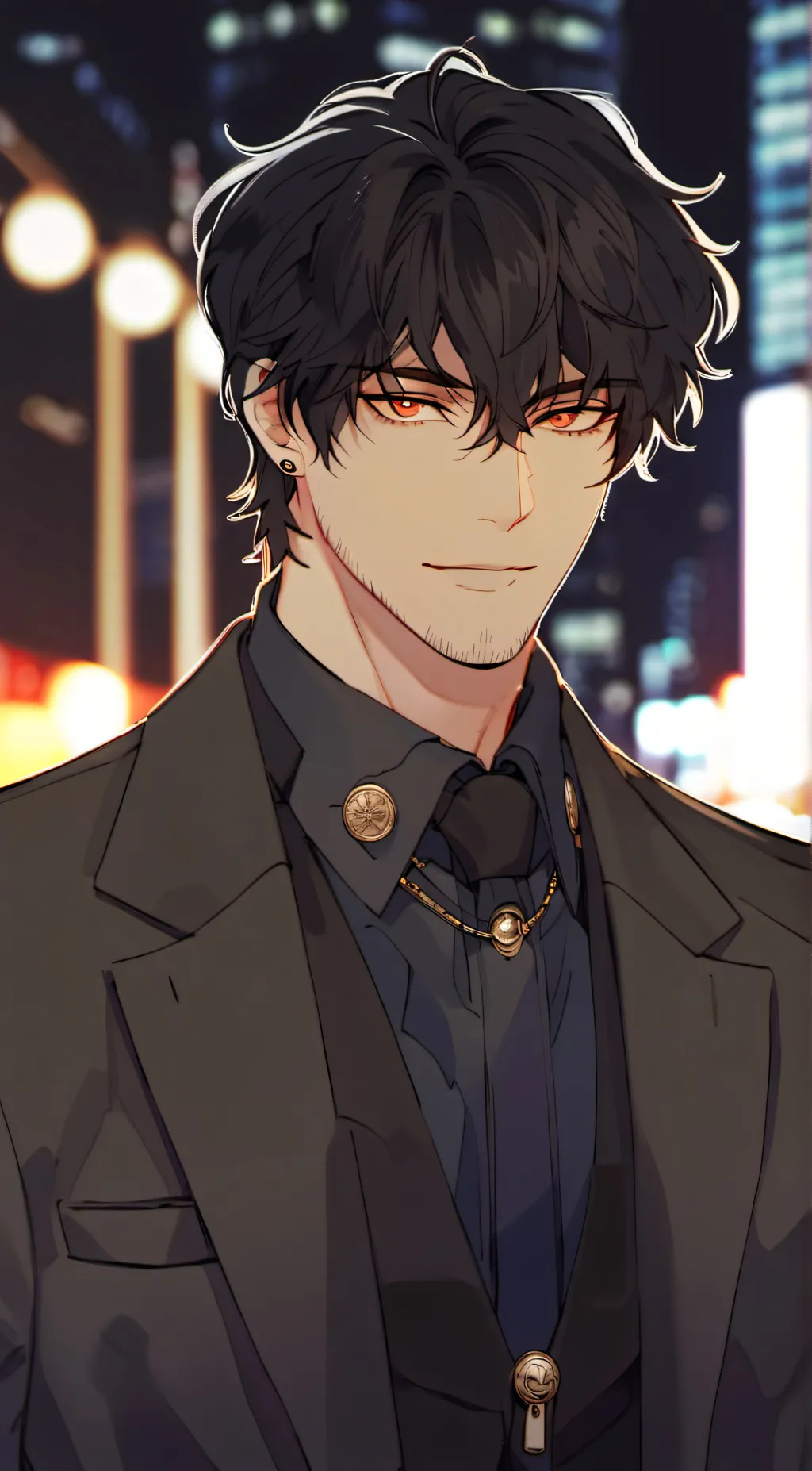 ai character: •Kai• background