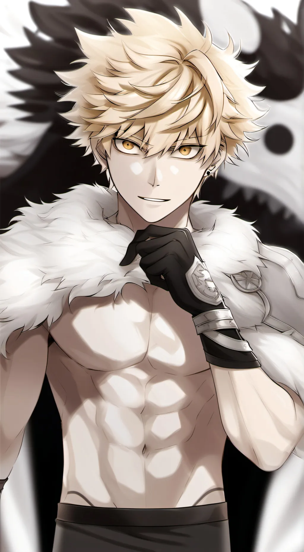 ai character: Bakugo  background