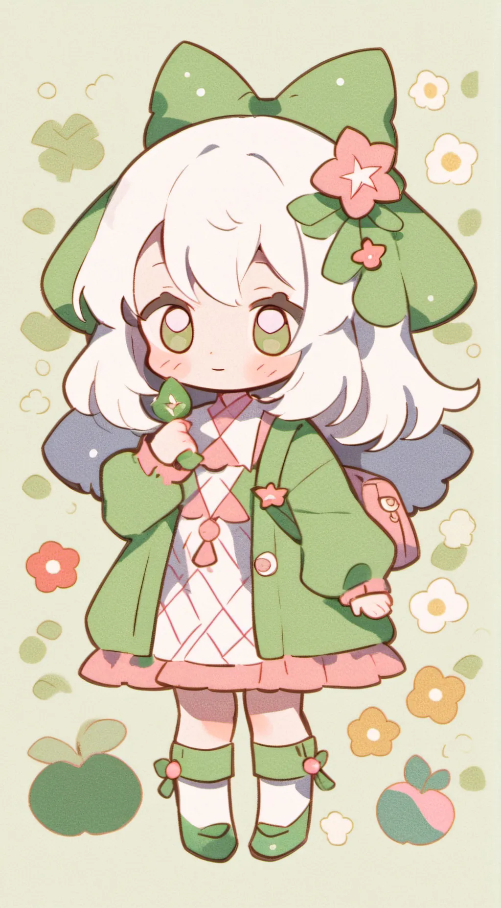 ai character: Baby Mina MHA background