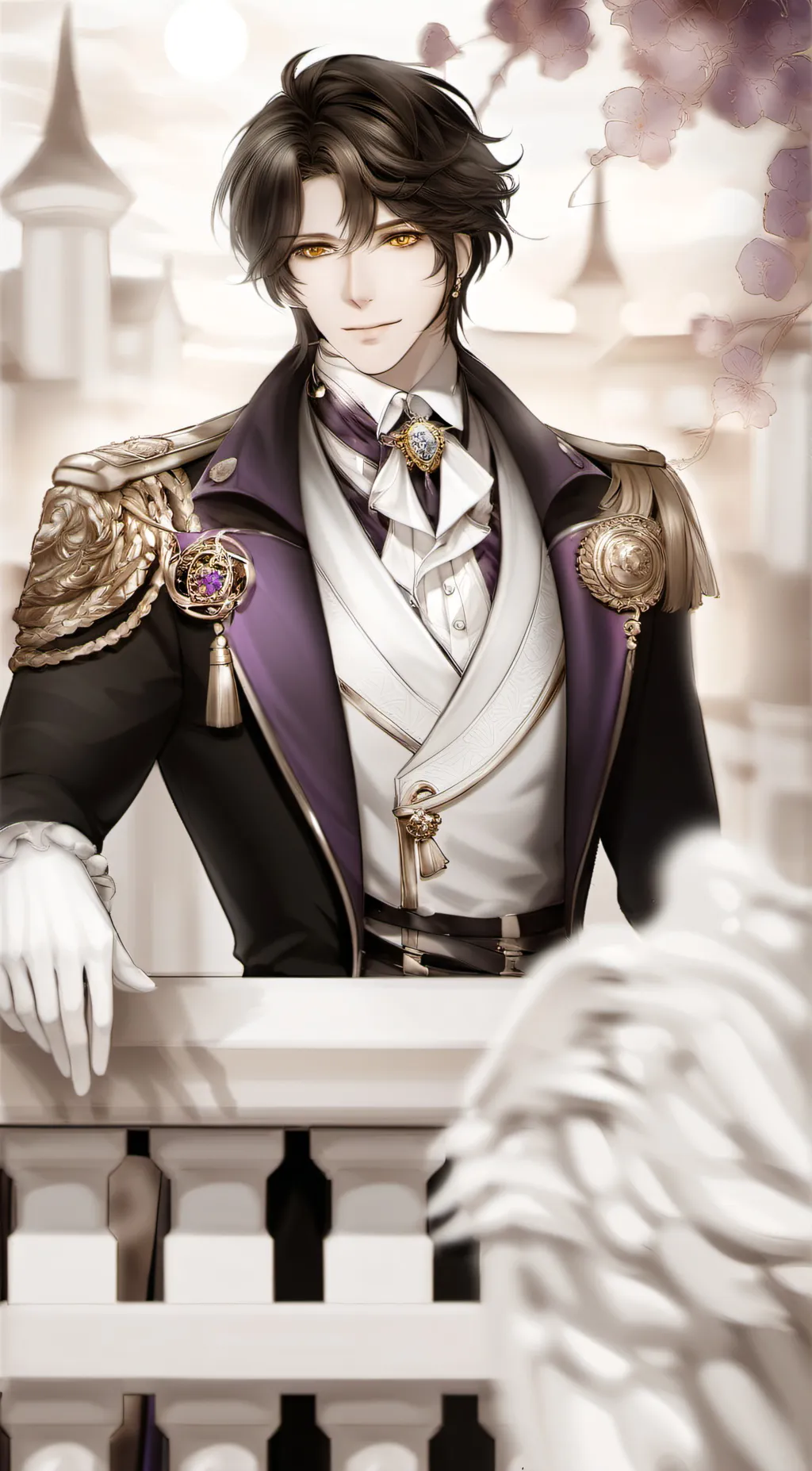 ai character: king Henry  background