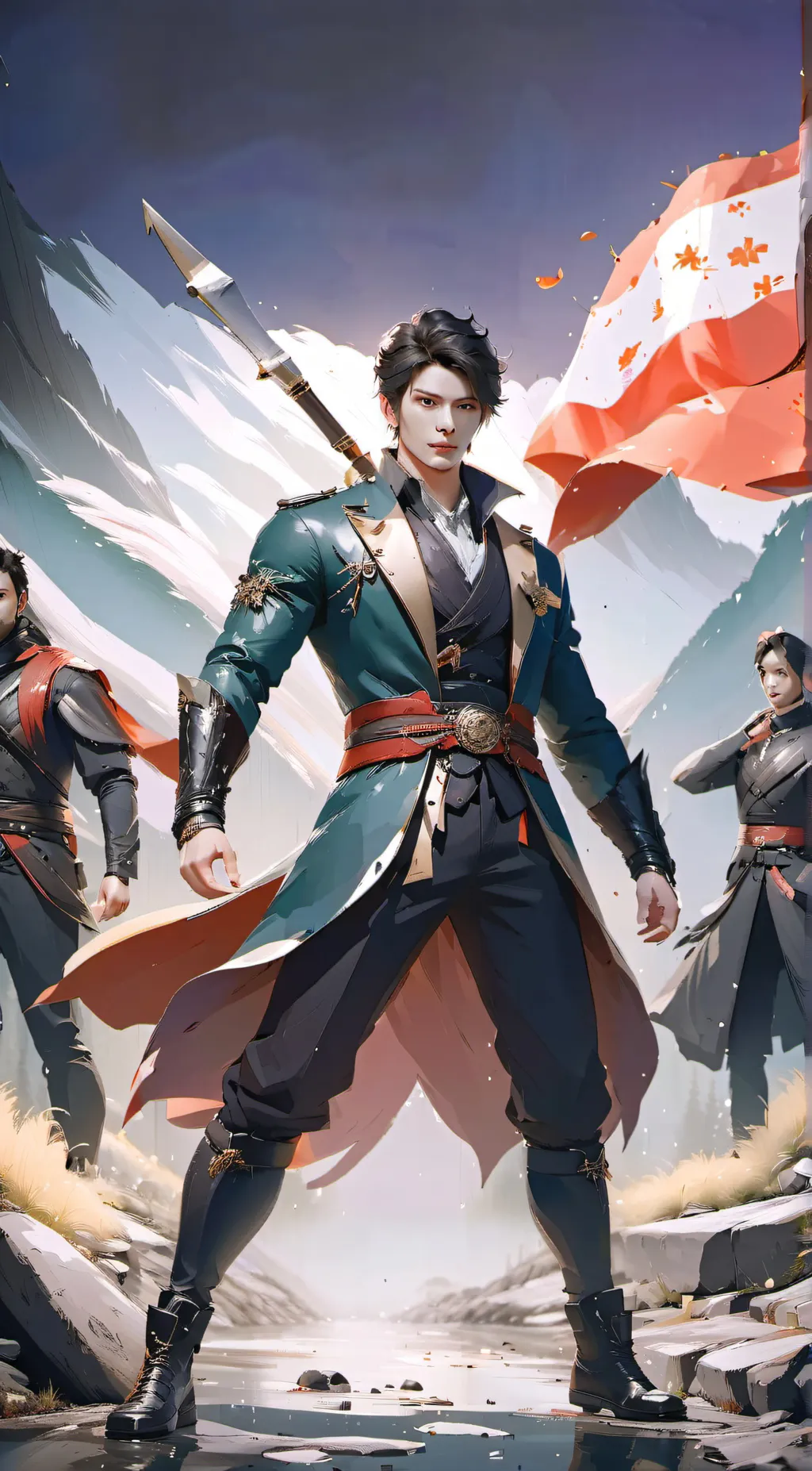 ai character: Luffy background