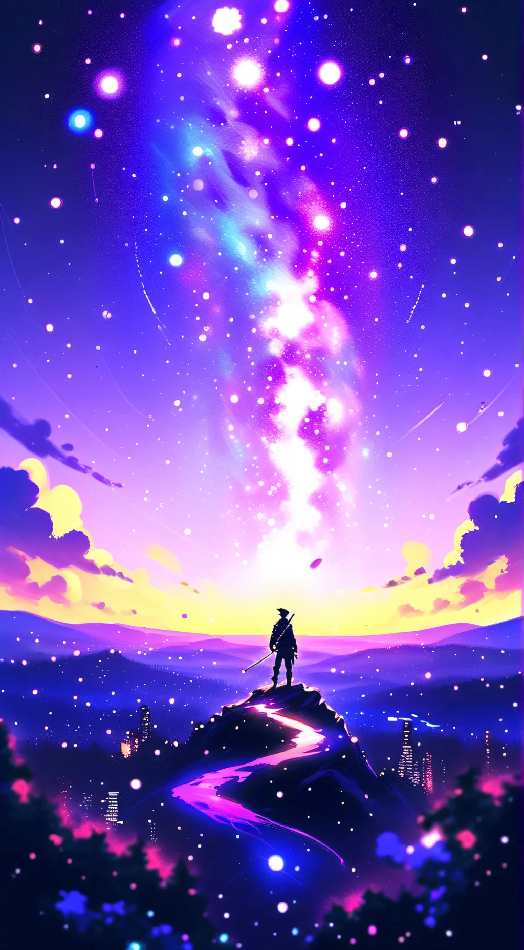 ai character: Dark Knight  background