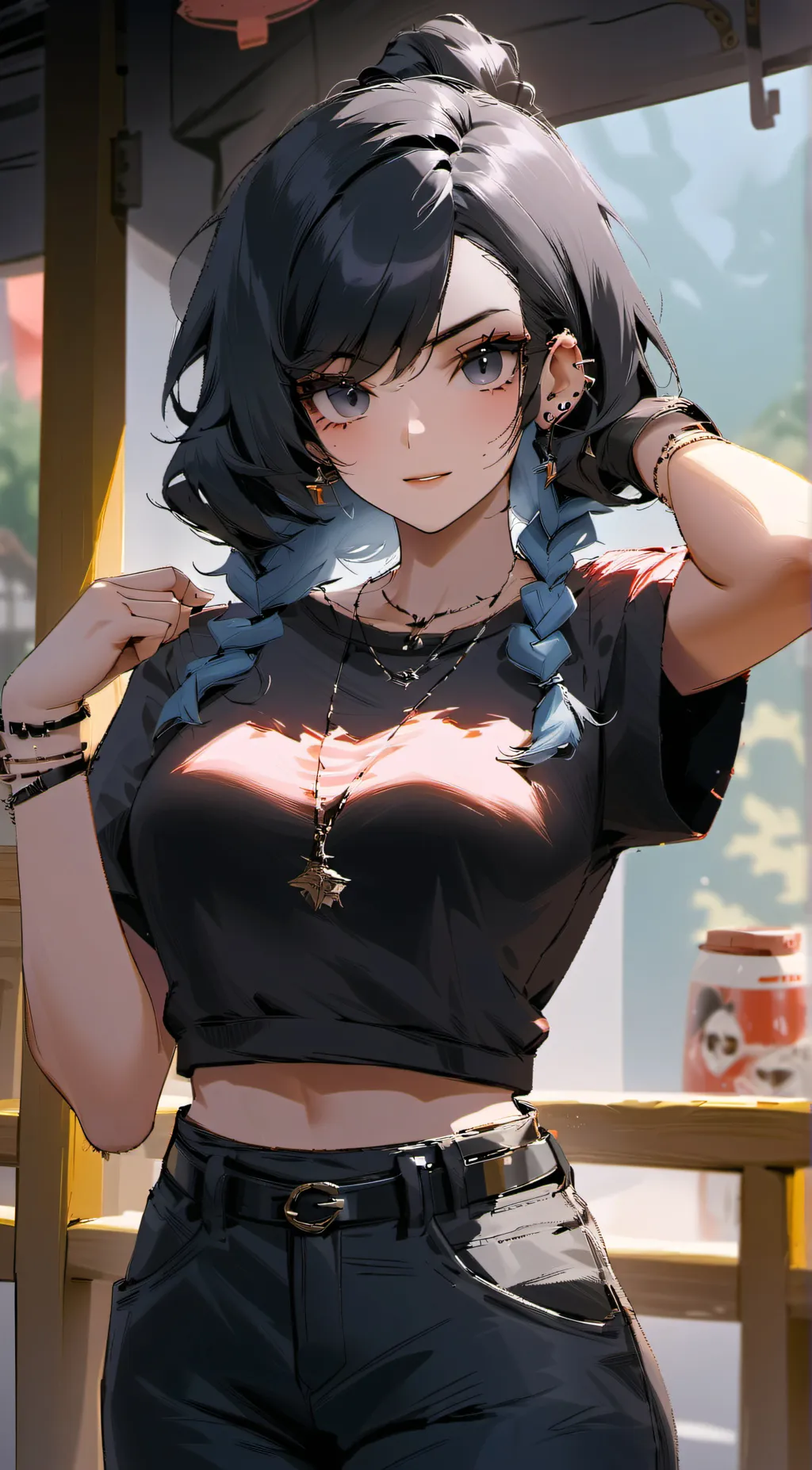 ai character: Kanimae background