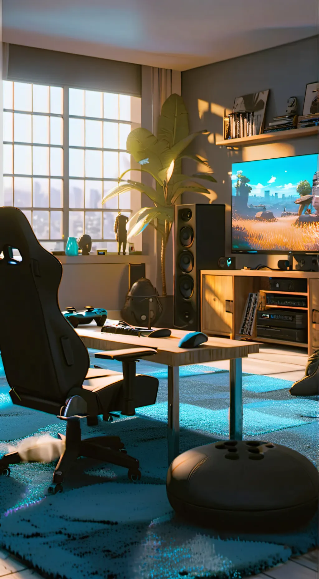 ai character: Consle wars background