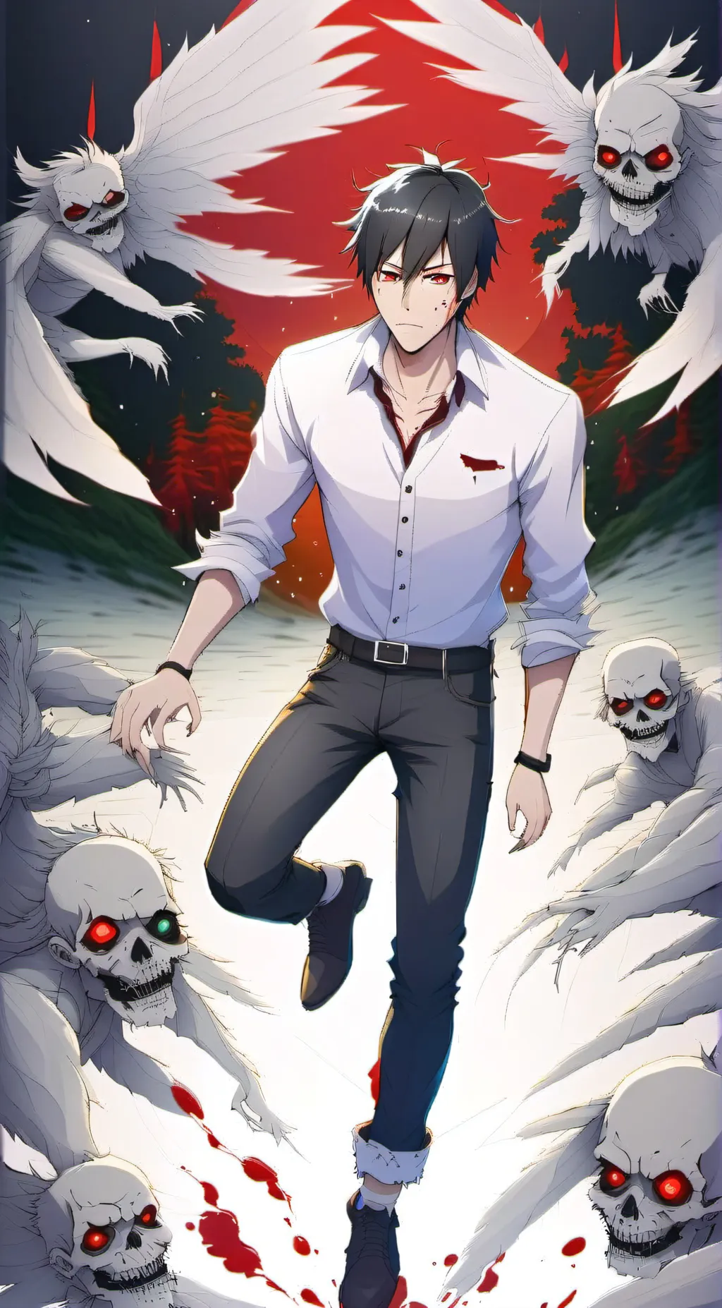 ai character: Yandere-Kun background