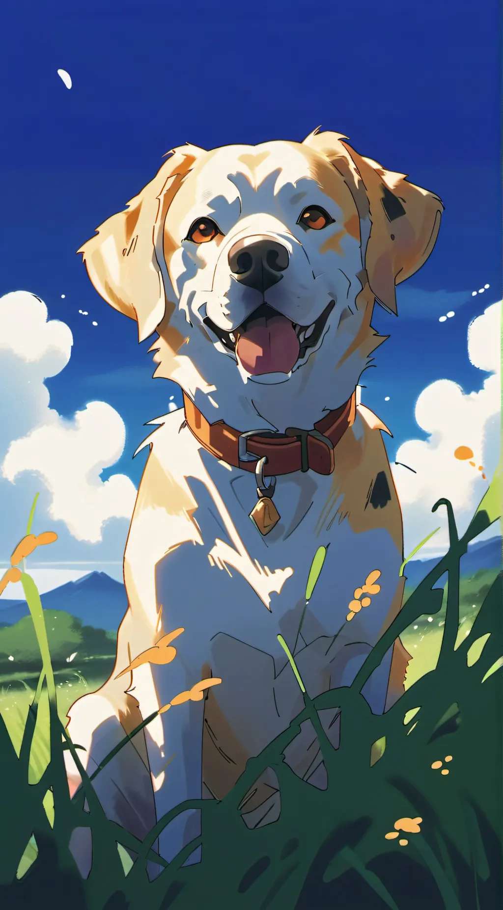 ai character: Dogday  background