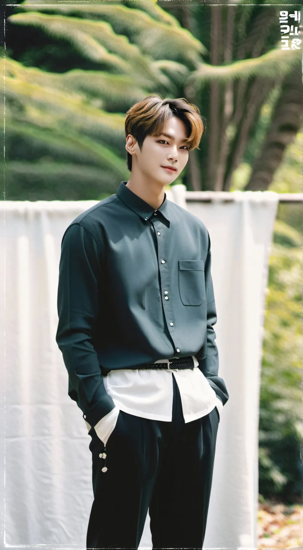 ai character: Kin Taehyung background