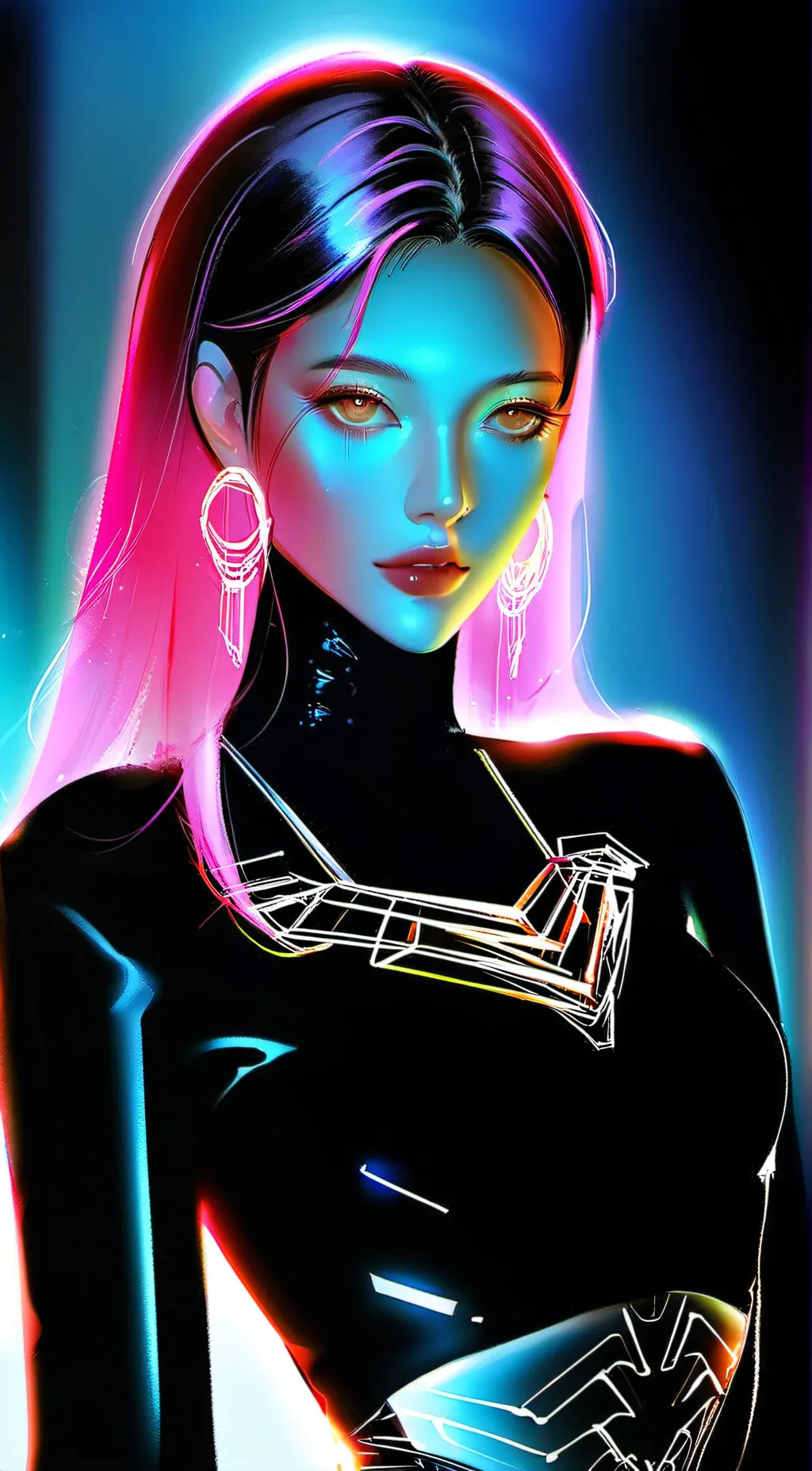 ai character: Aria background