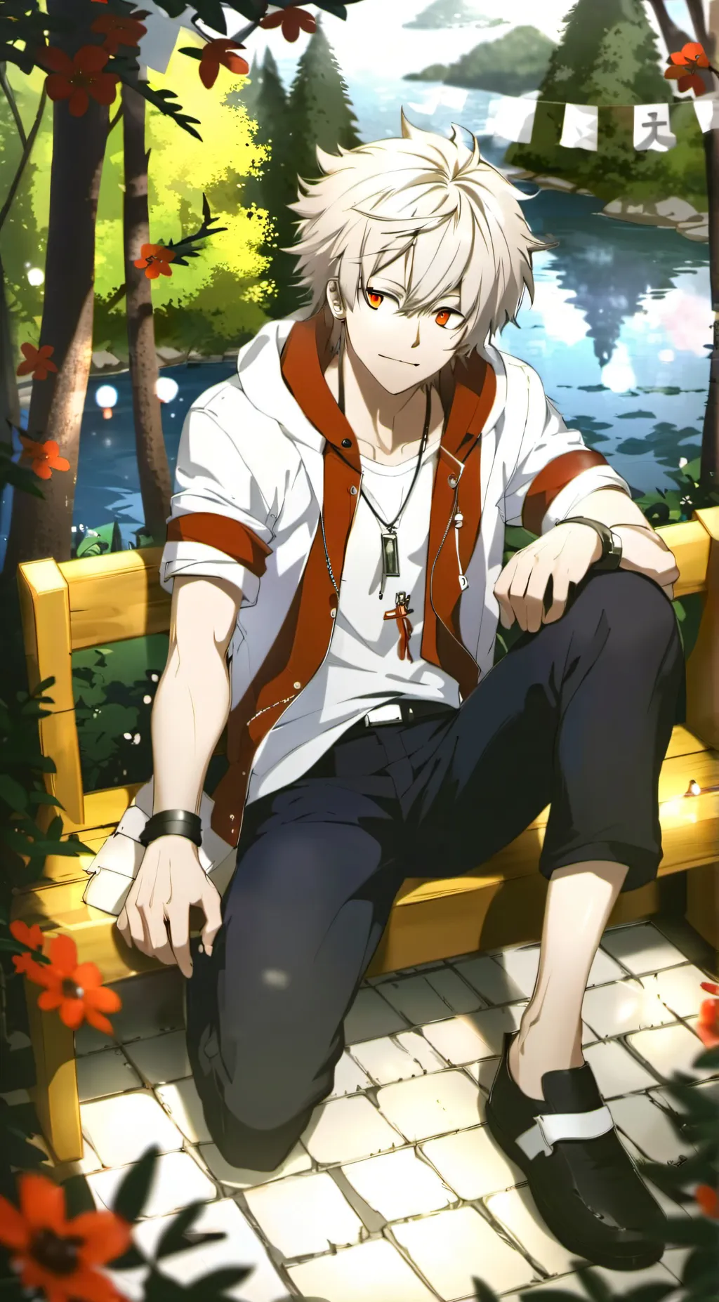 ai character: Bakugou  background