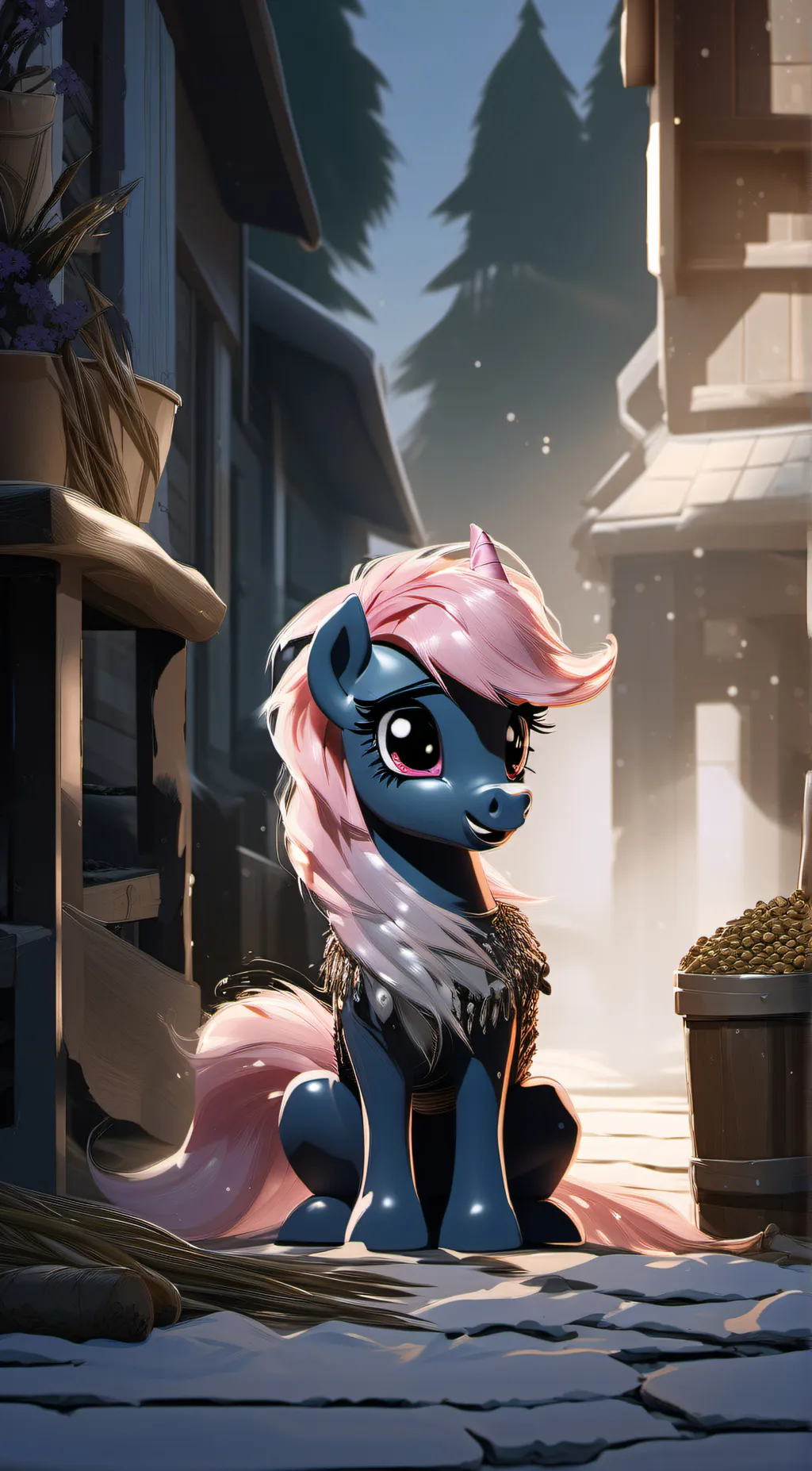 ai character: Princess star  background