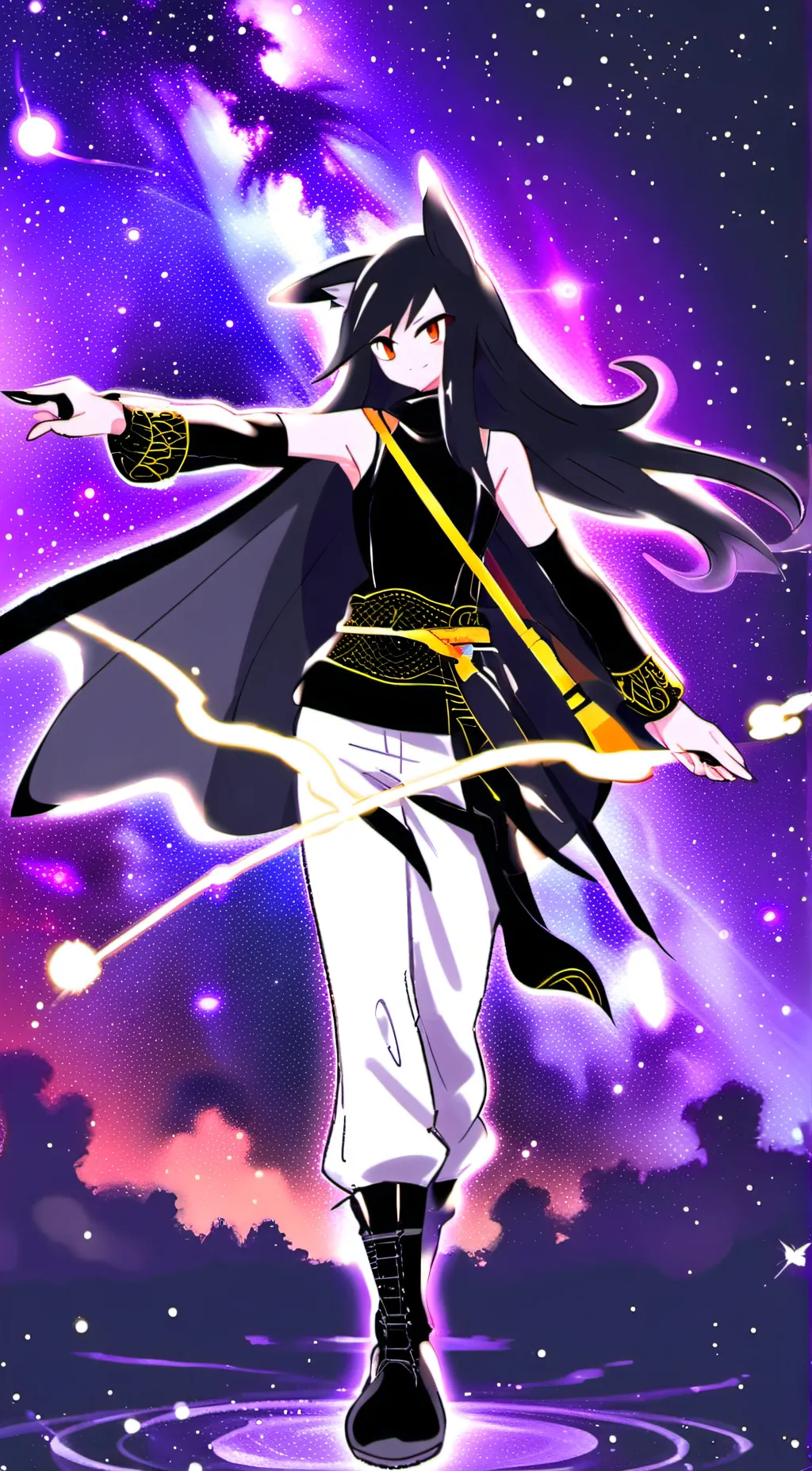 ai character: miss circle  background