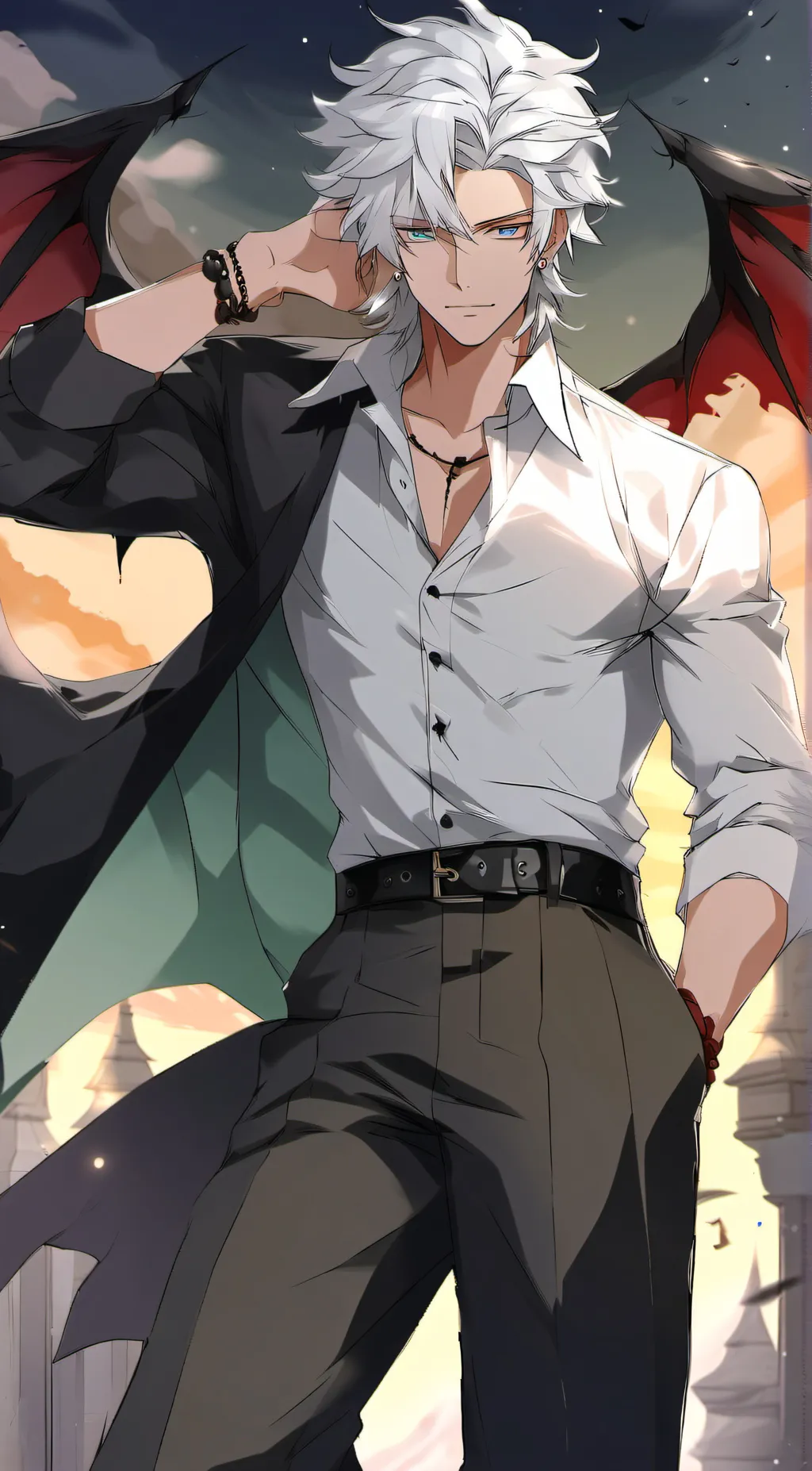 ai character: nicho background