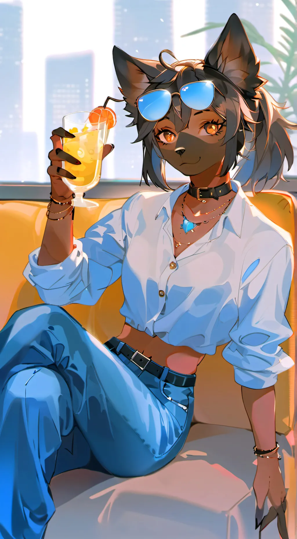 ai character: Sarah background