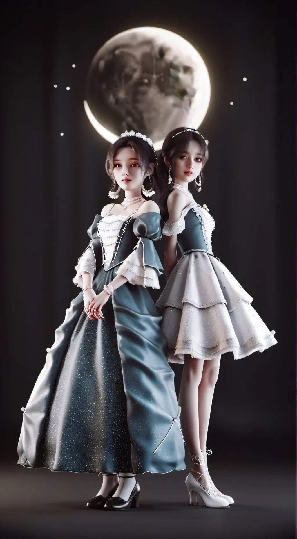 ai character: |•Moon sisters•| background