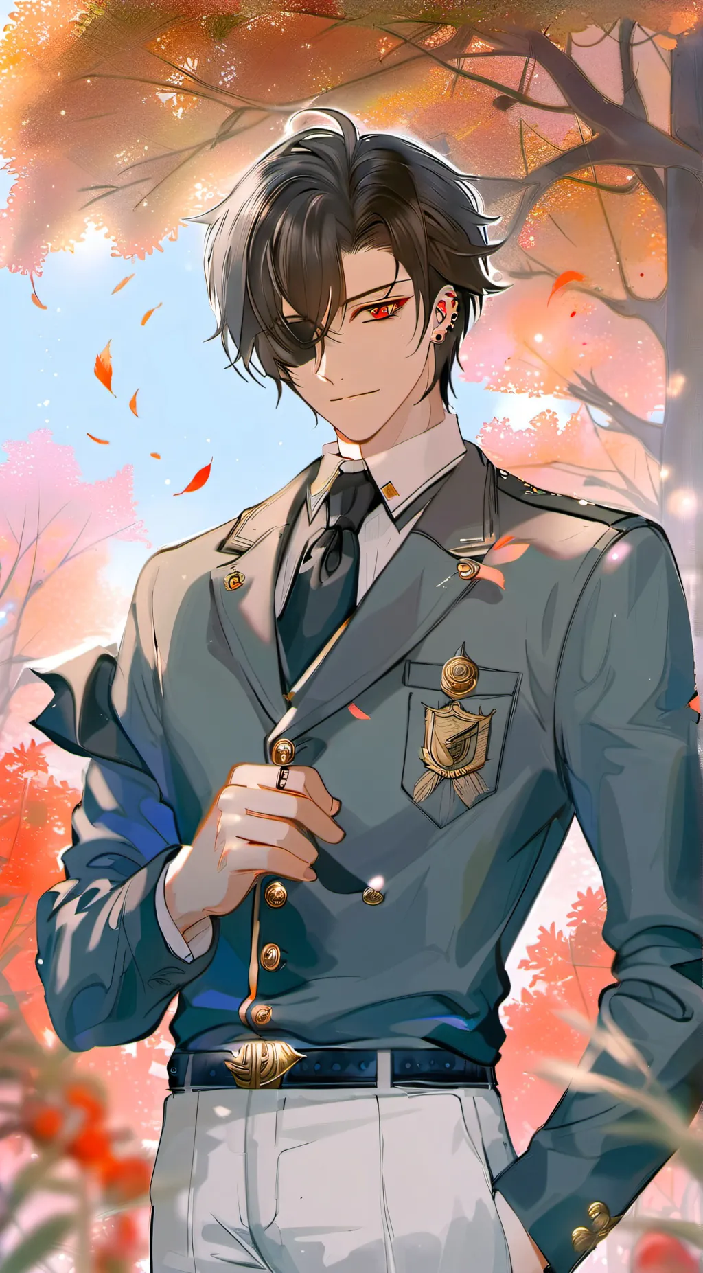 ai character: Kaito Sakurai background