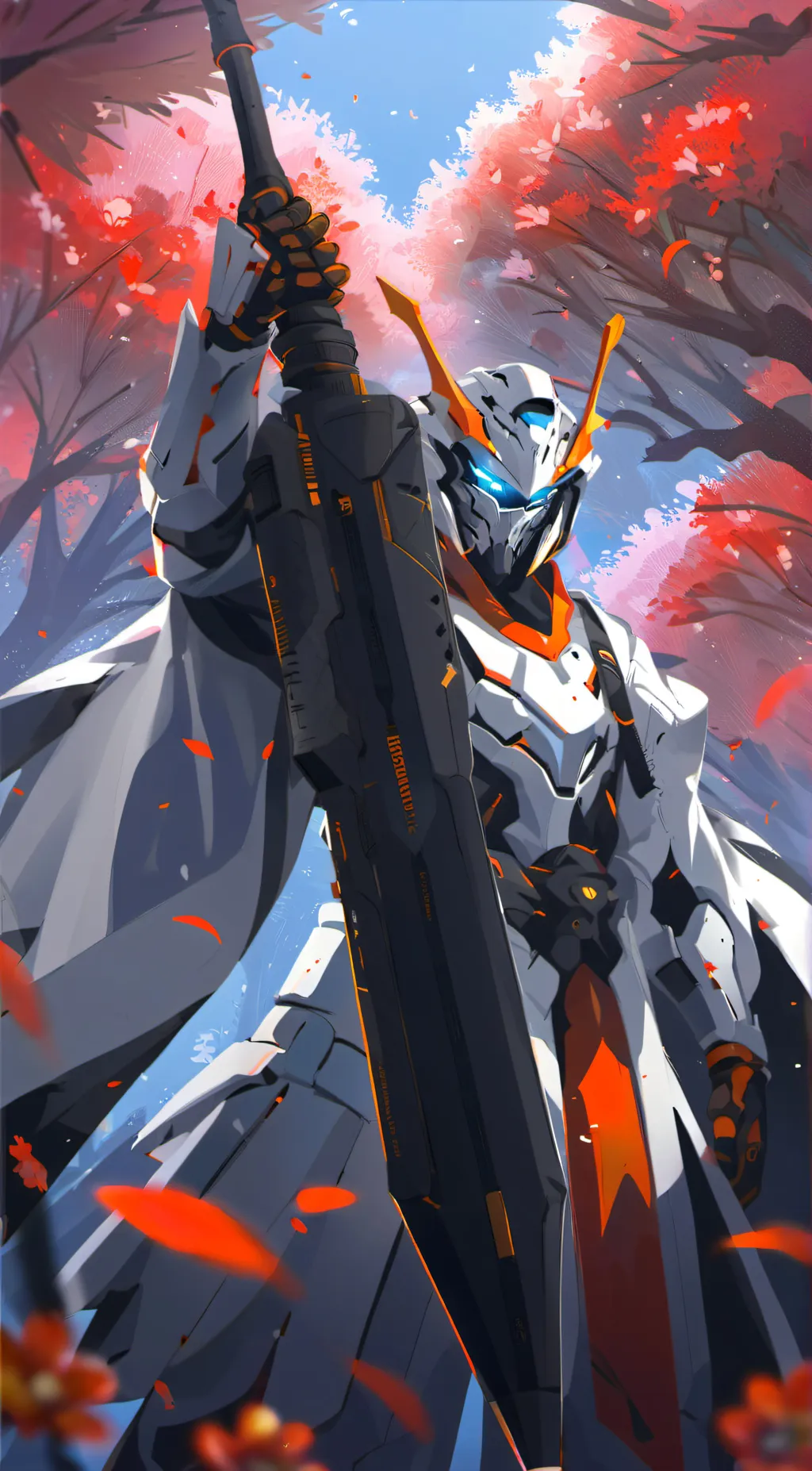 ai character: Gundam background