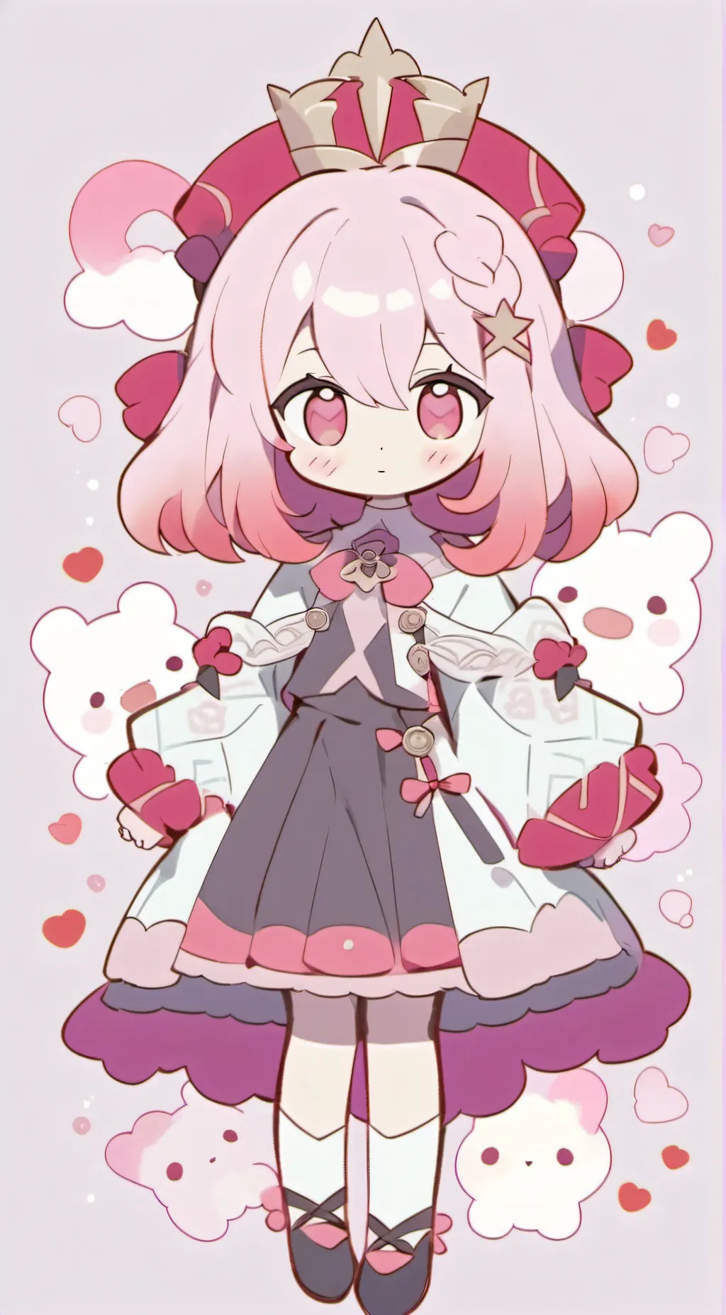 ai character: Cha cha  background