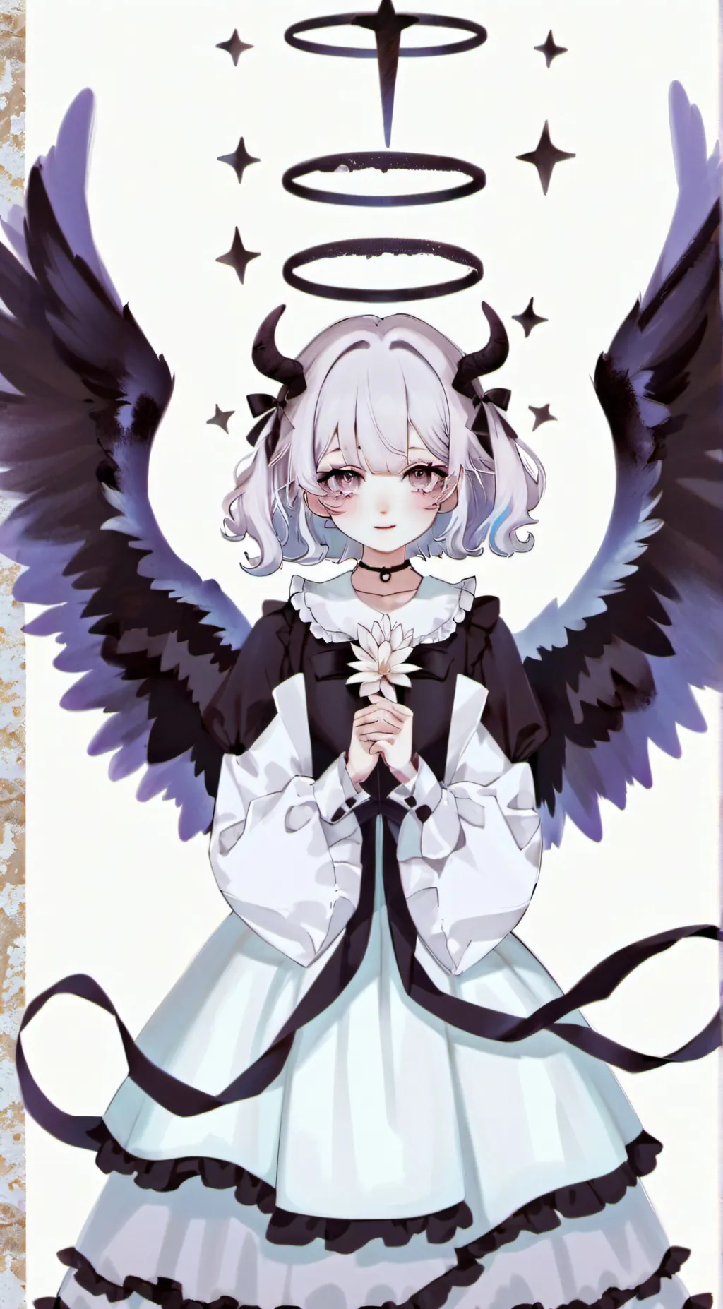 ai character: Angel  background