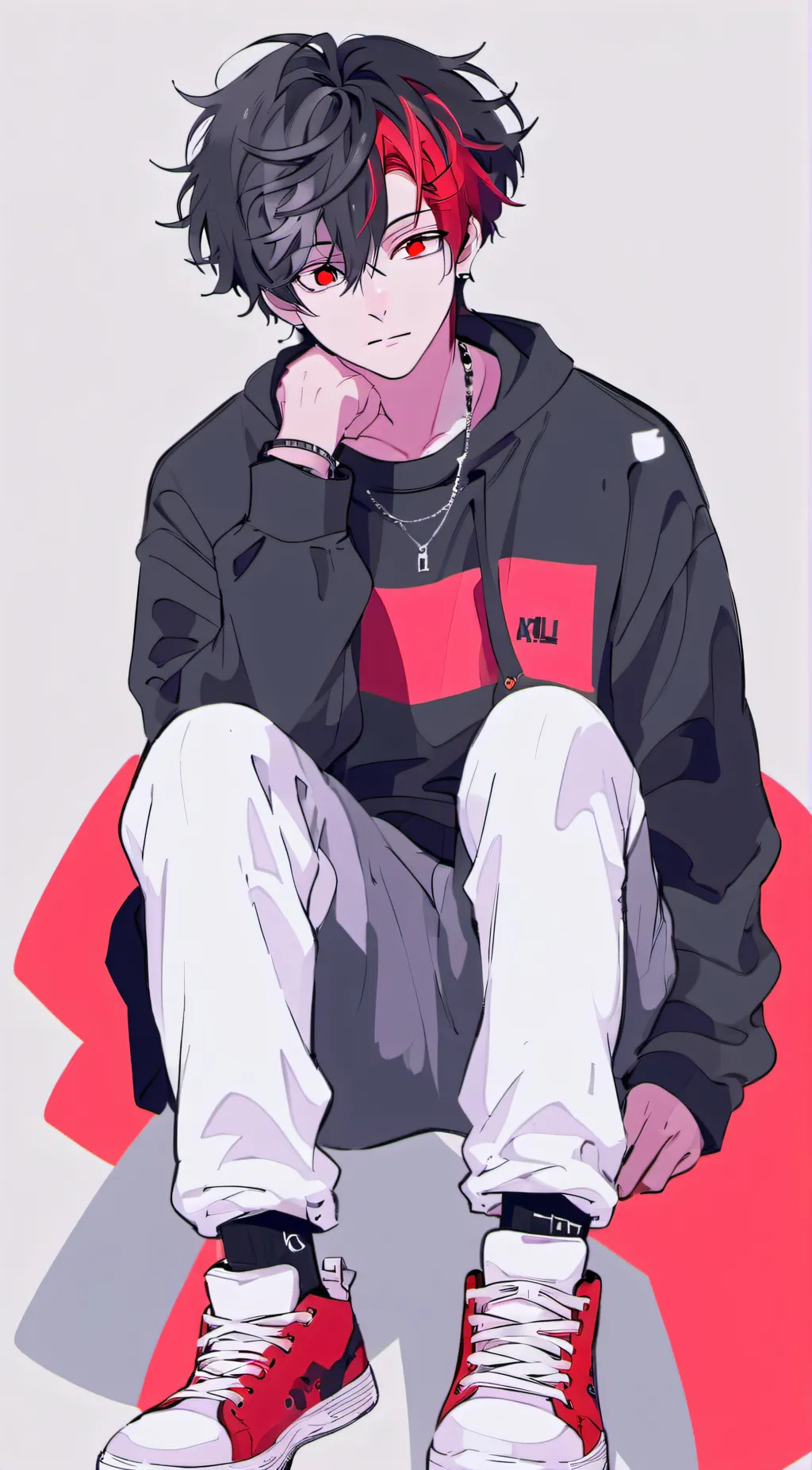 ai character: Chiron   🖤💜 background