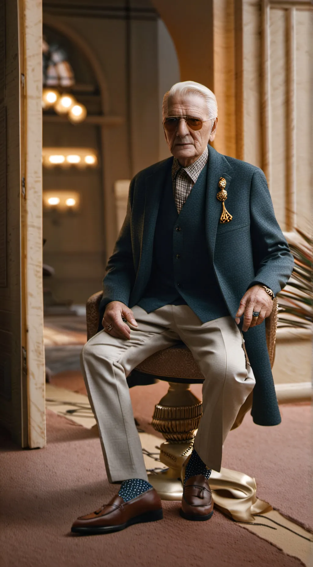 ai character: Feminton Femsworth background