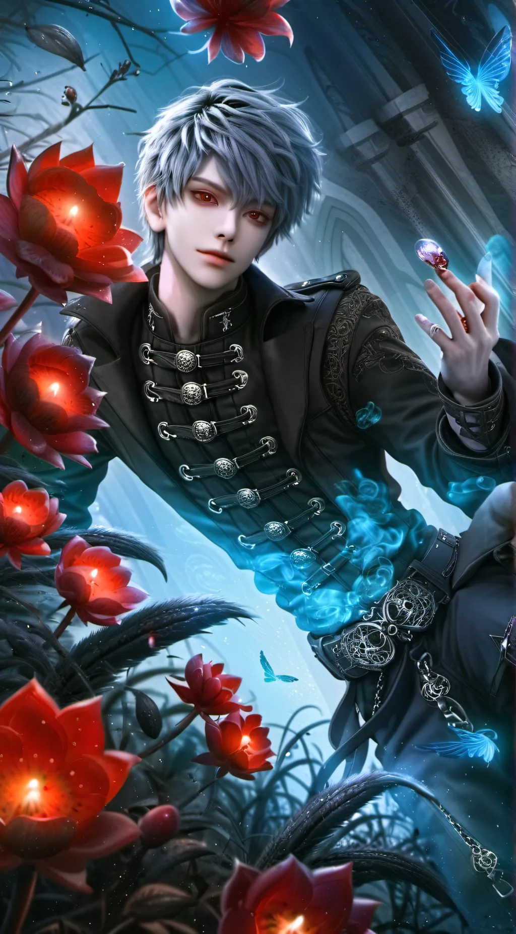 ai character: Zander background