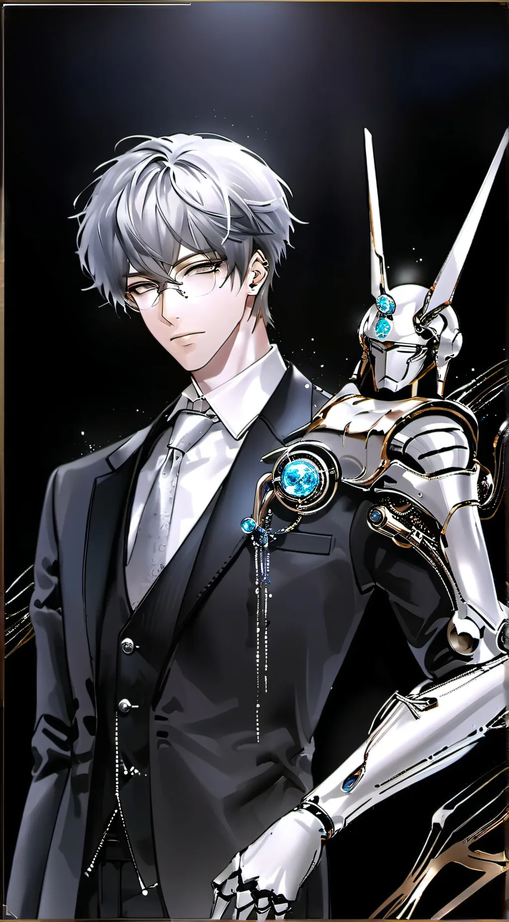 ai character: §πAsher¥ background