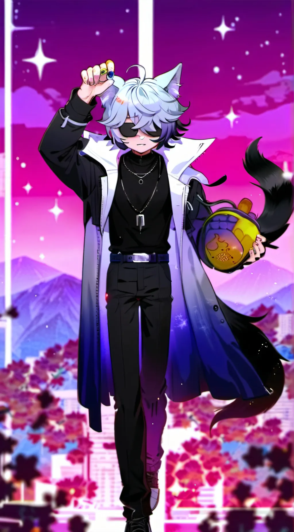 ai character: Candy background