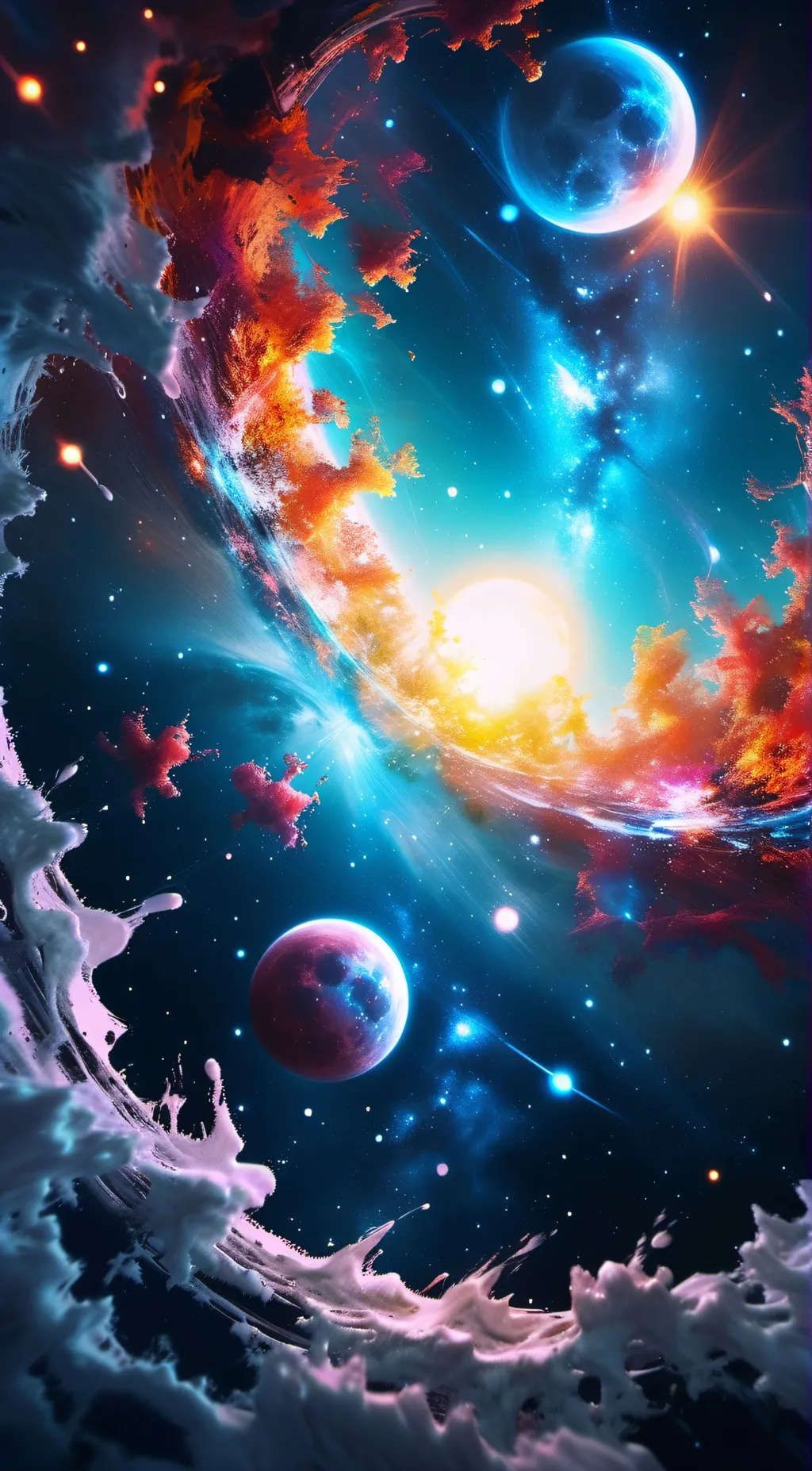 ai character: S.A.M.S in my au background