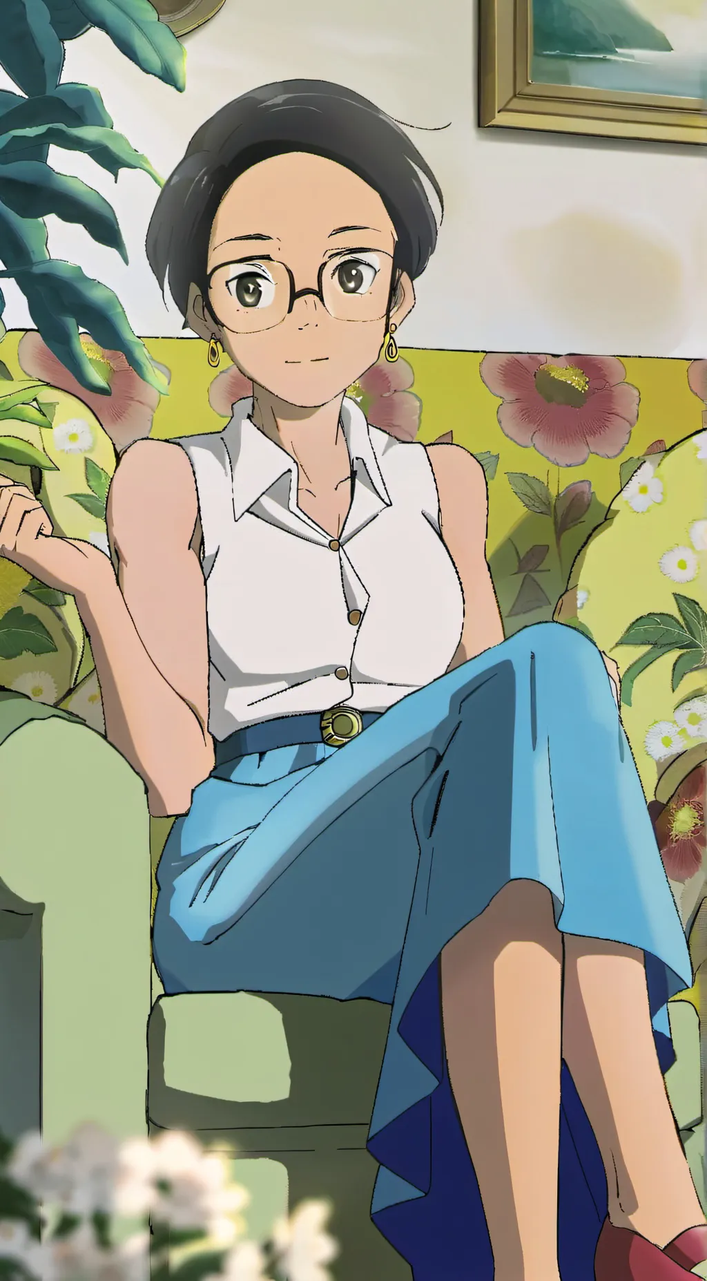 ai character: Amanda  background