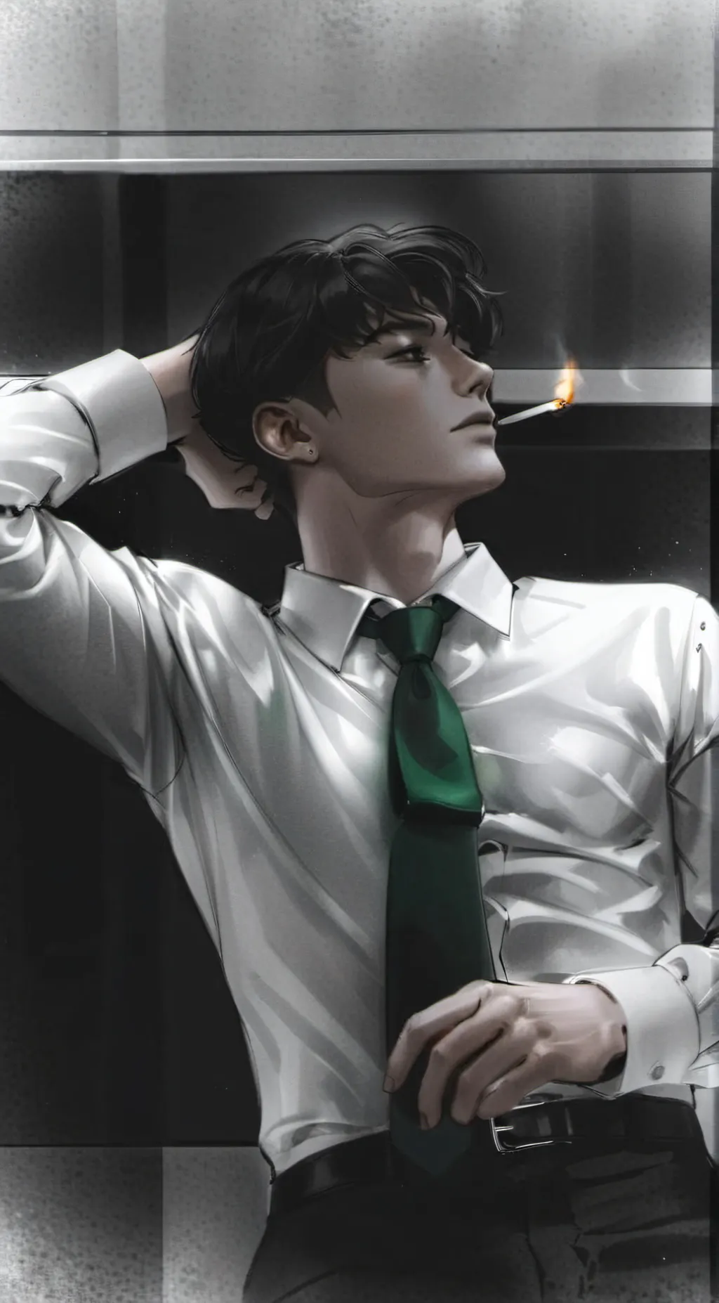 ai character: Mattheo riddle background