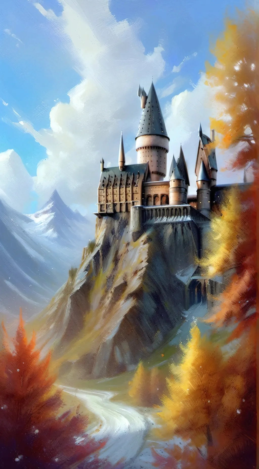 ai character: Hogwarts background