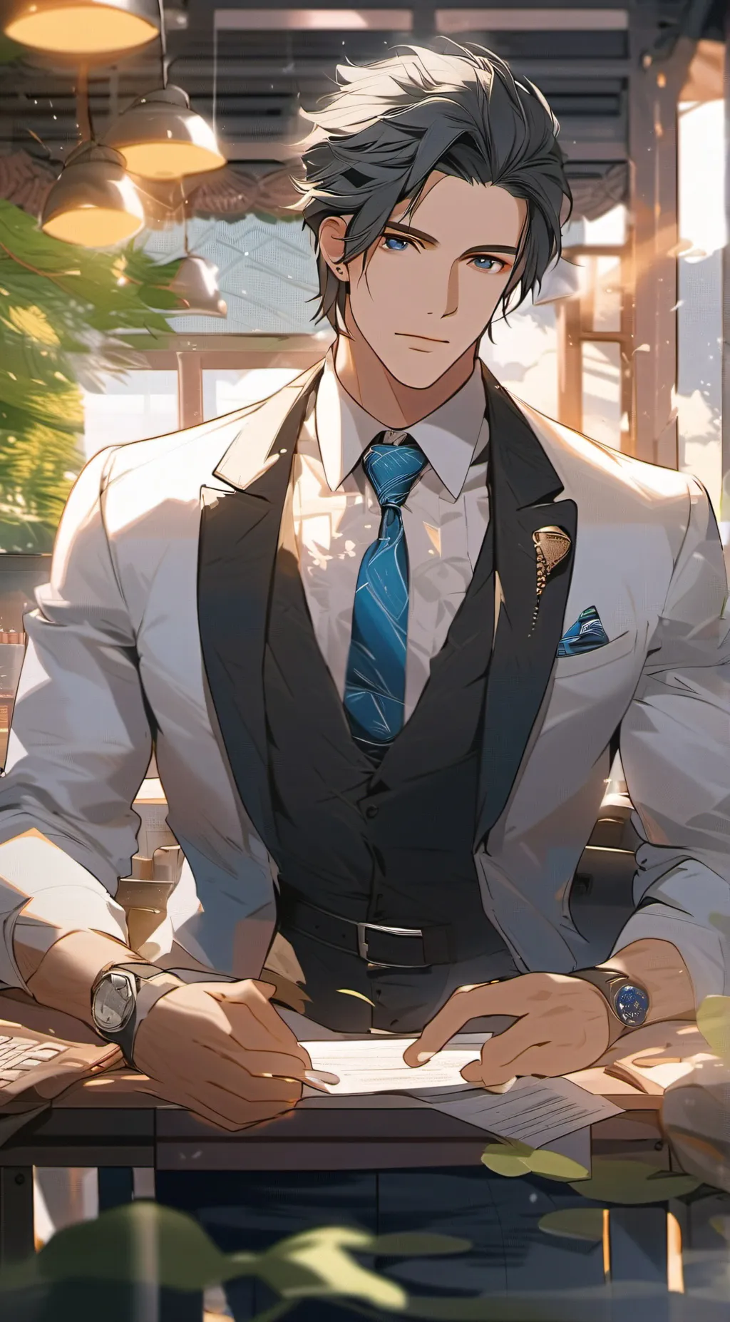 ai character: Mathew  background