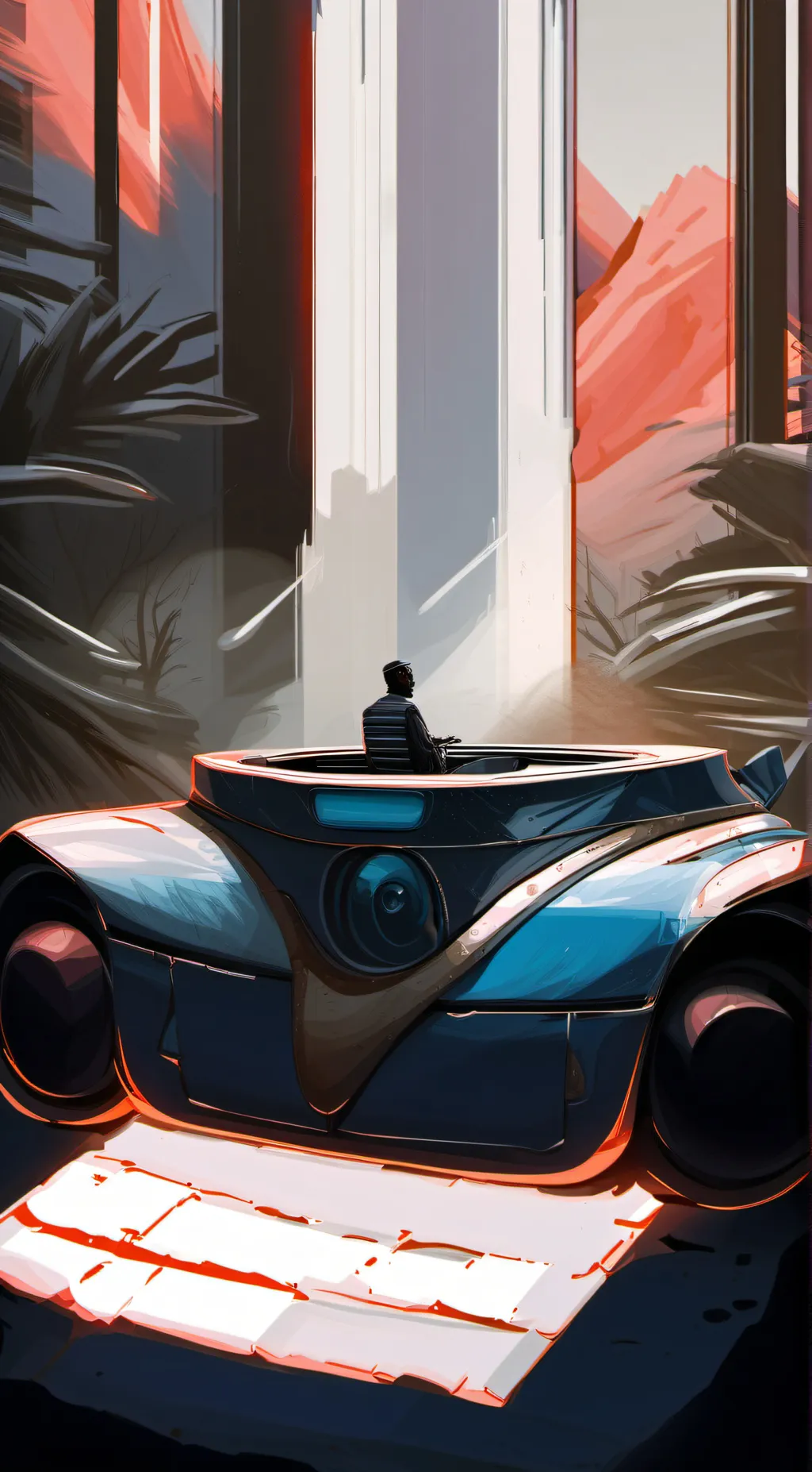 ai character: B-25's nightmare  background