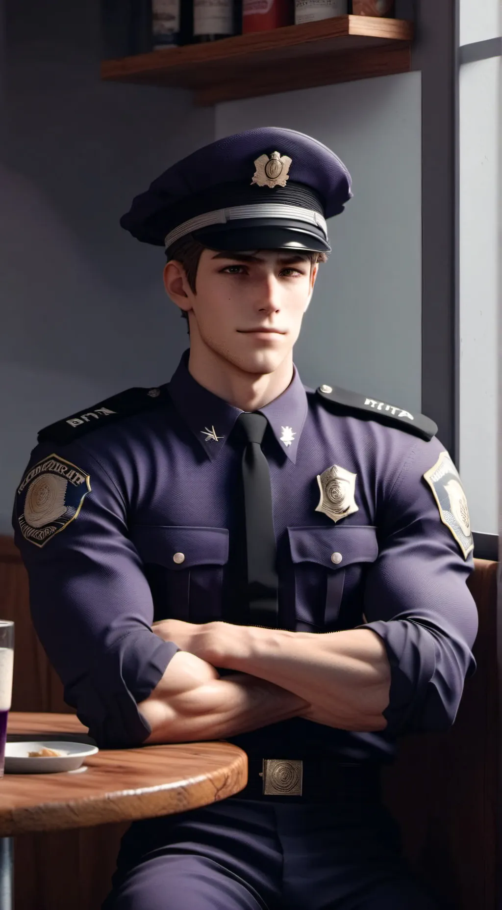 ai character: Michael Afton  background